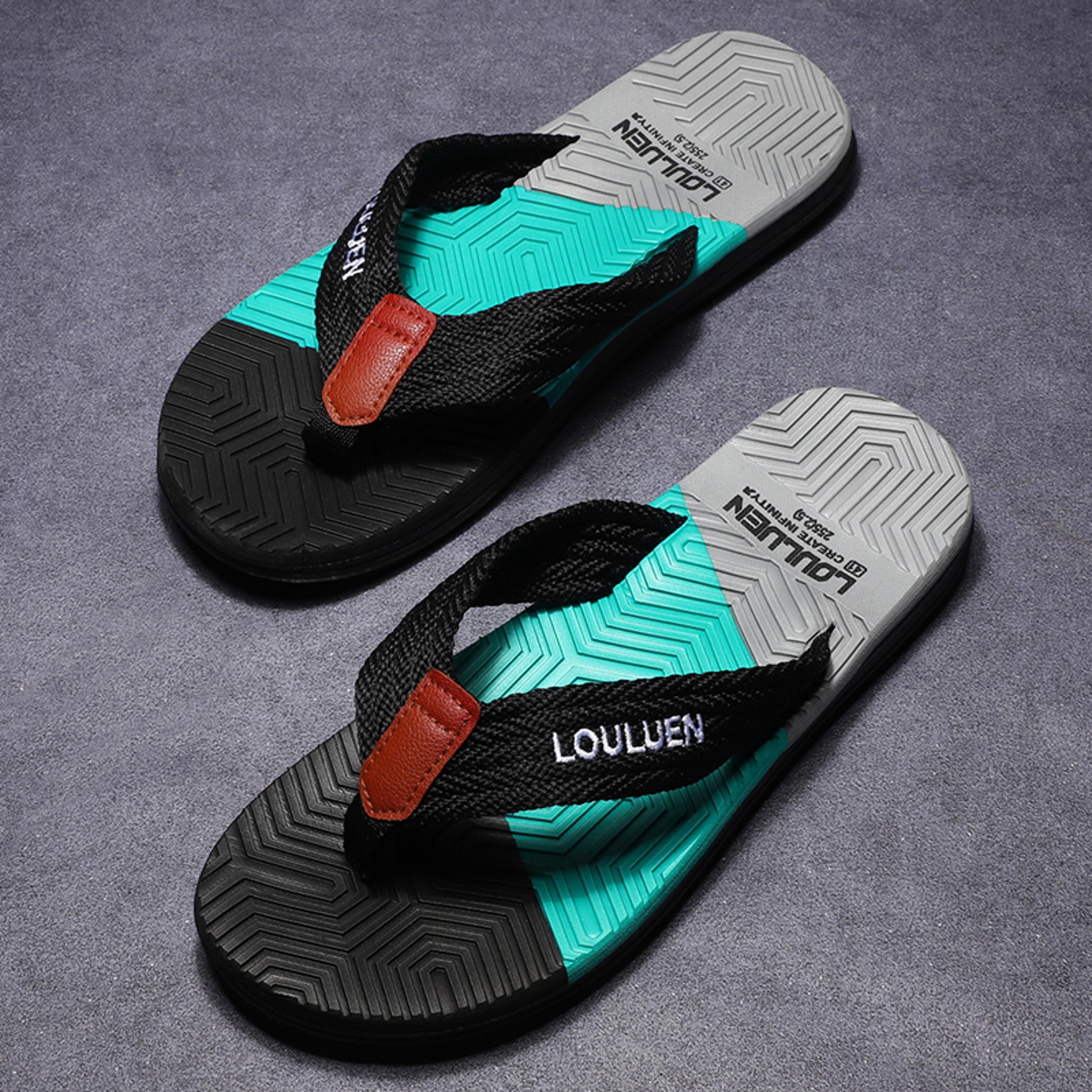 Men Flip Flops High Quality Casual Beach Slippers Summer Fashion Breathable Outdoor 3