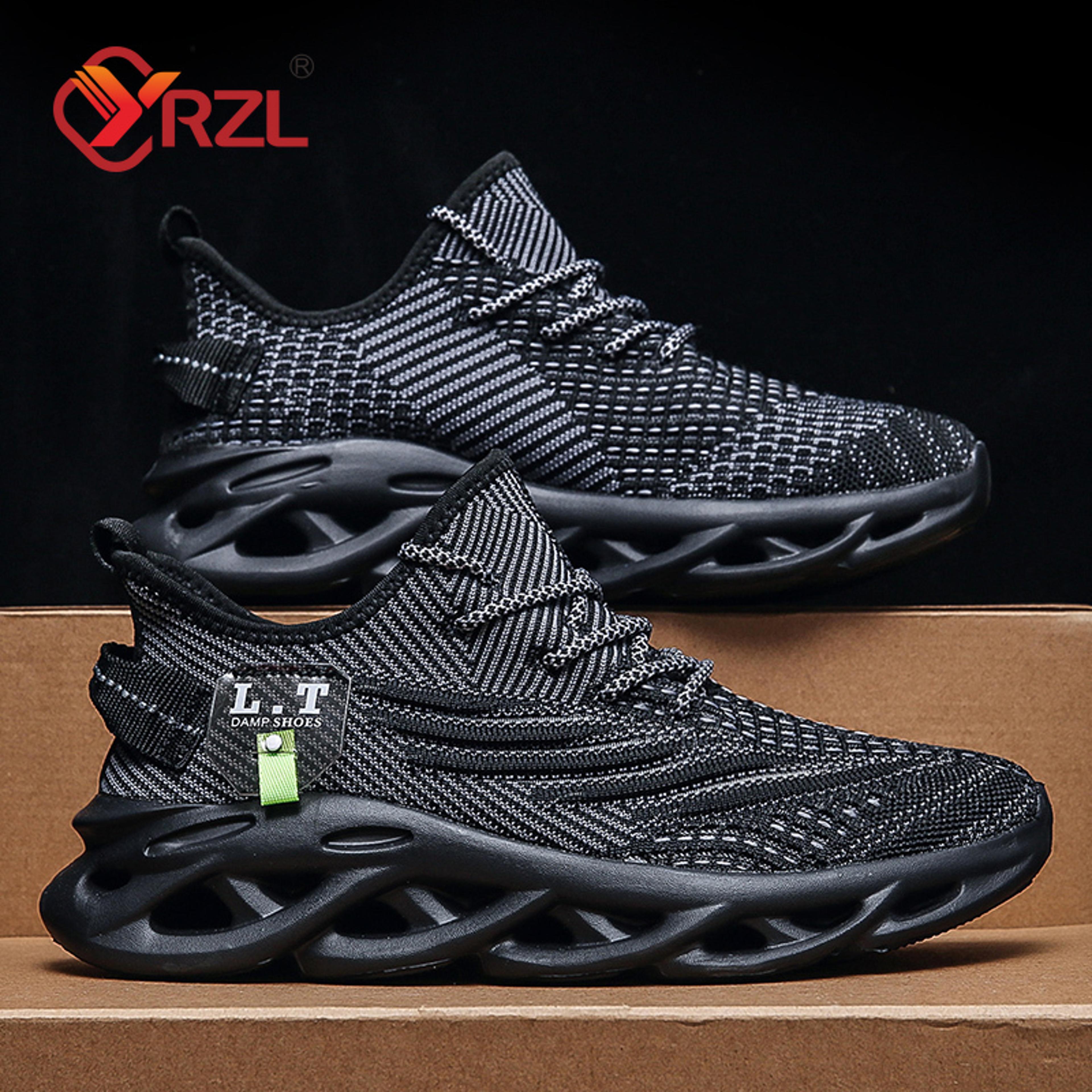 Breathable Mesh Men Sports Running Jogging Shoes Casual Sneakers Black Outdoor Light Shockabsorptio 1