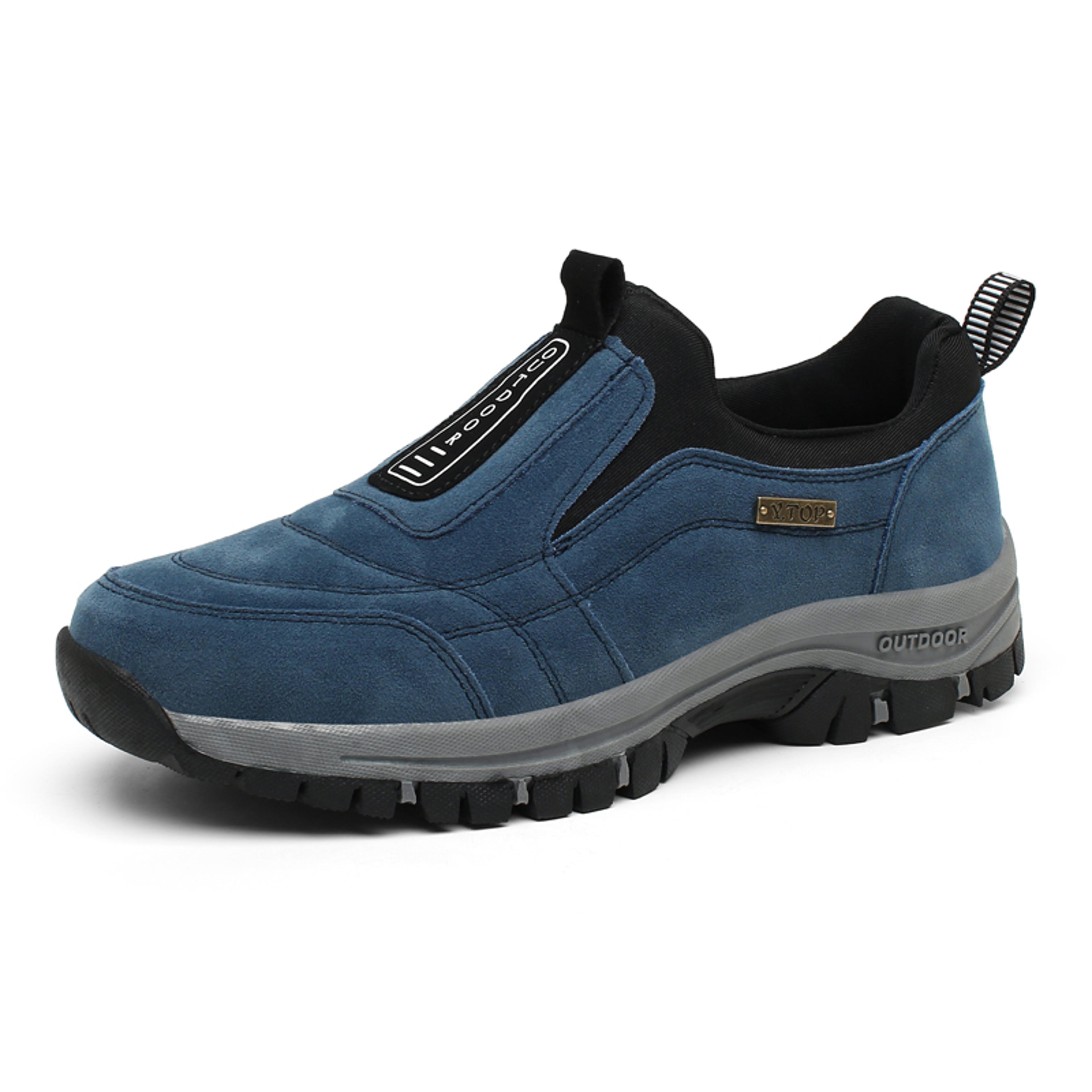 Comfortable Mens NonSlip Casual Sports Shoes WearResistant Hiking Shoes Outdoor Fashion Flat Walkin