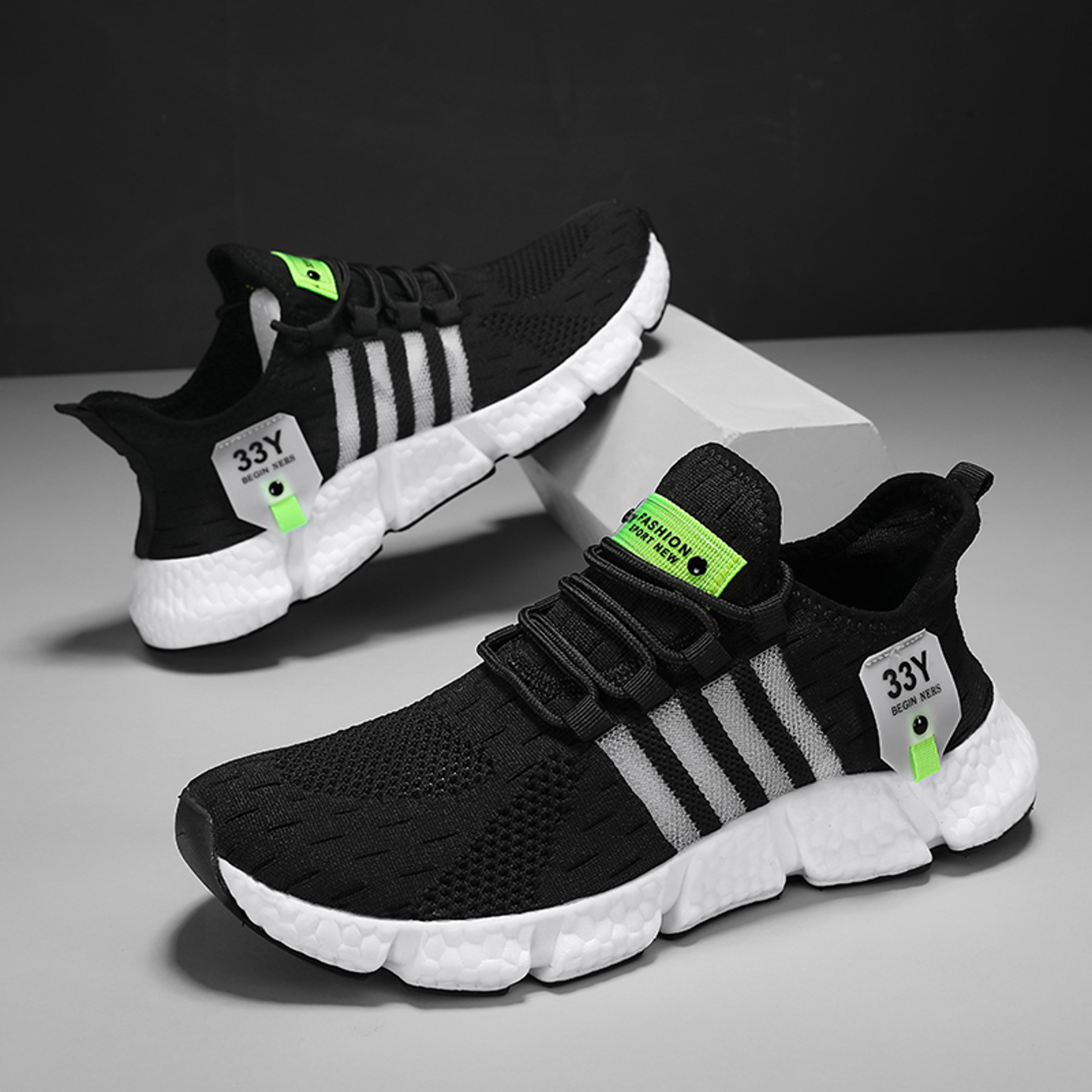 Trendy Breathable Mesh Men Shoes Plus Size Tennis Sneakers For Fitness 7