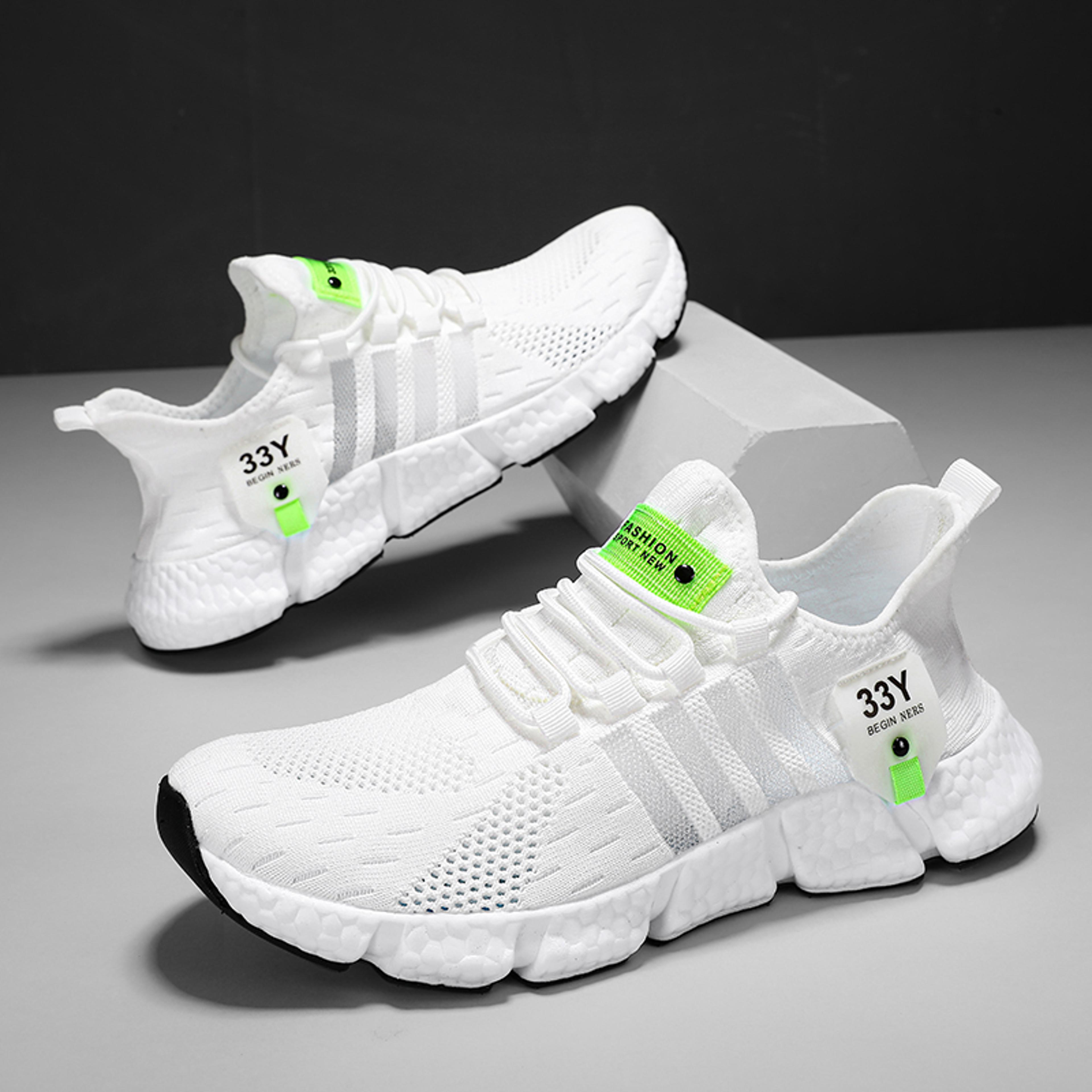 Trendy Breathable Mesh Men Shoes Plus Size Tennis Sneakers For Fitness 6