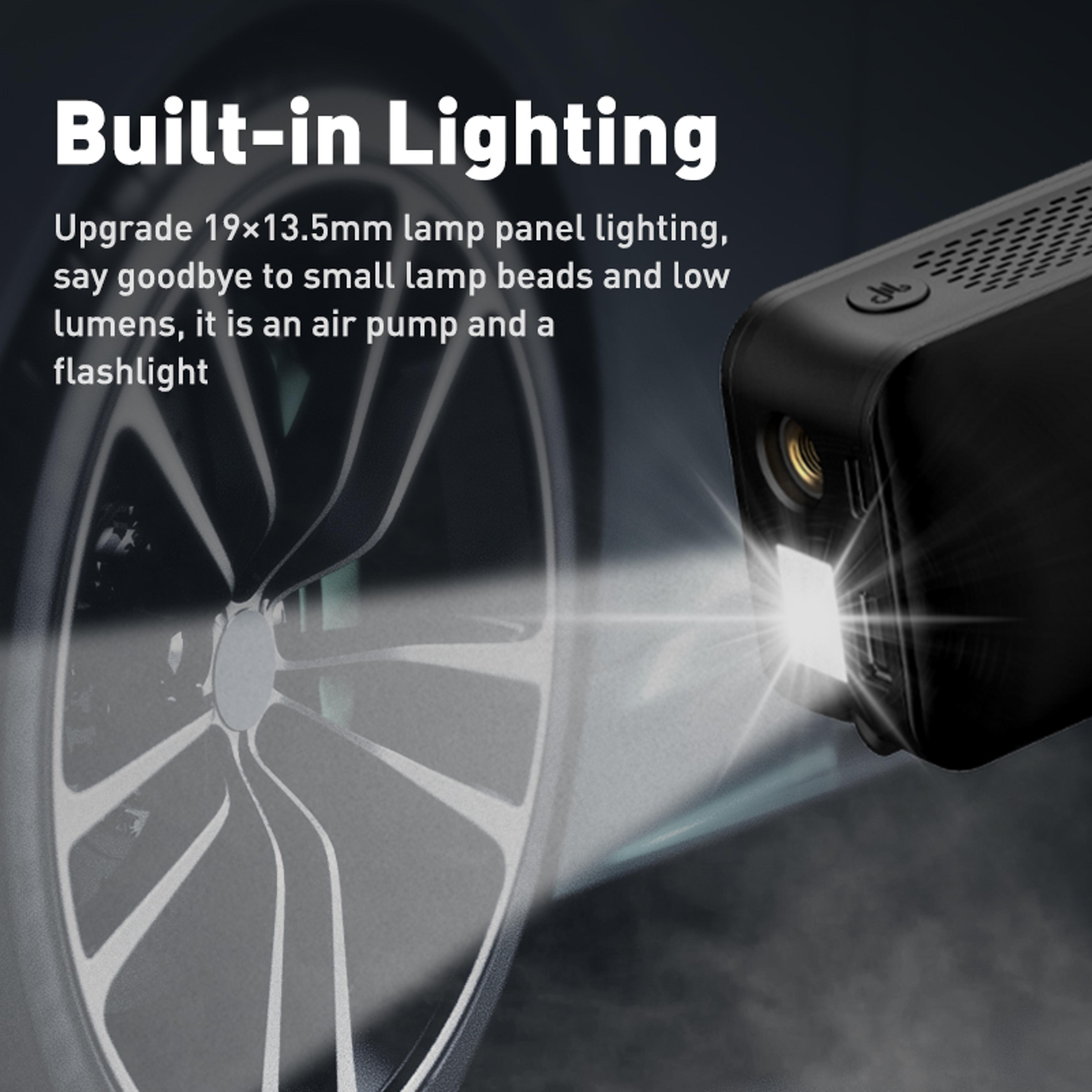 Portable Cordless Air Pump Tire Inflator Rechargeable Digital Compressor For Car Motorcycle Bicycle 3