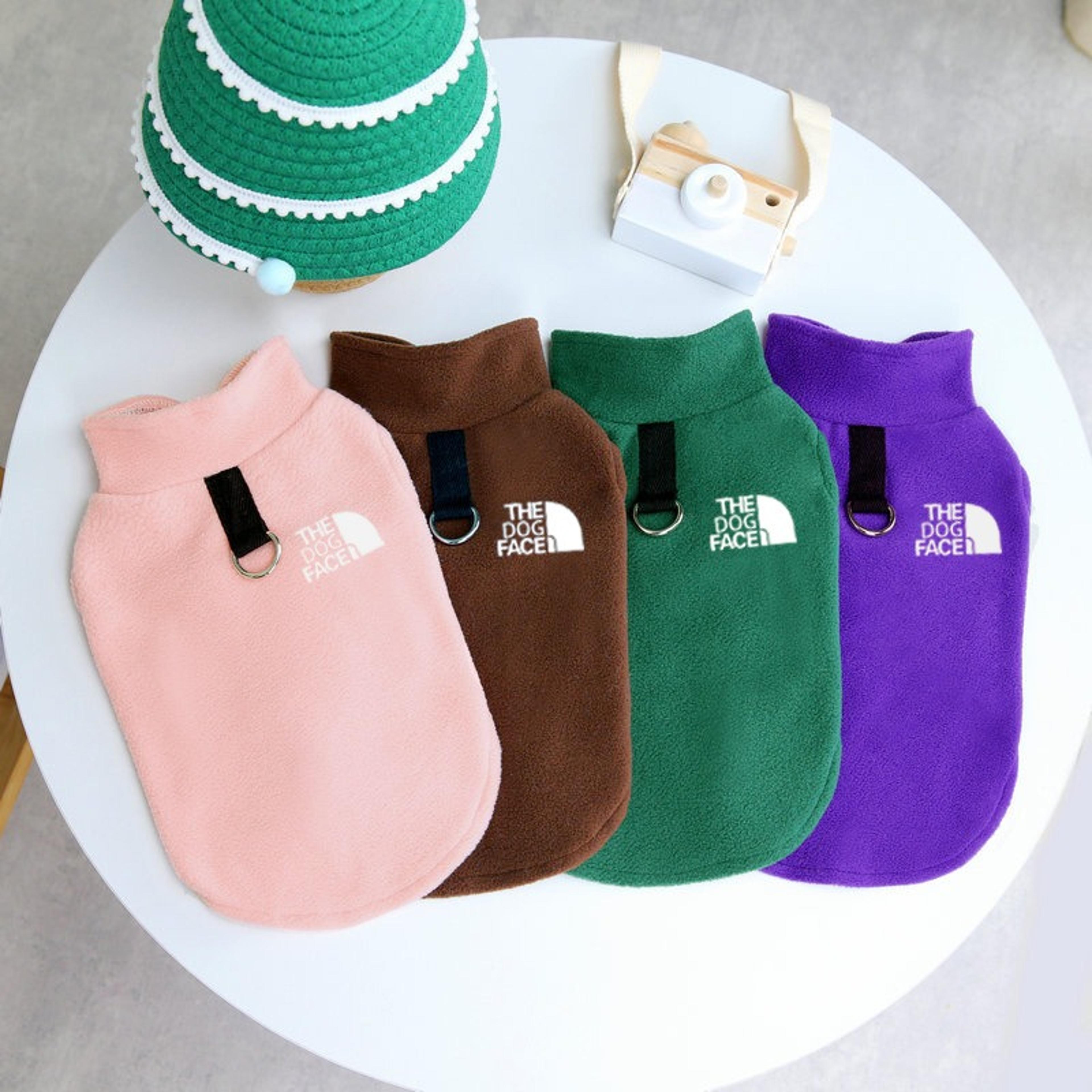 Warm Fleece Dog Sweater Autumn Winter Pet Clothes French Bulldog Coat Puppy Clothing For Small Dogs 3