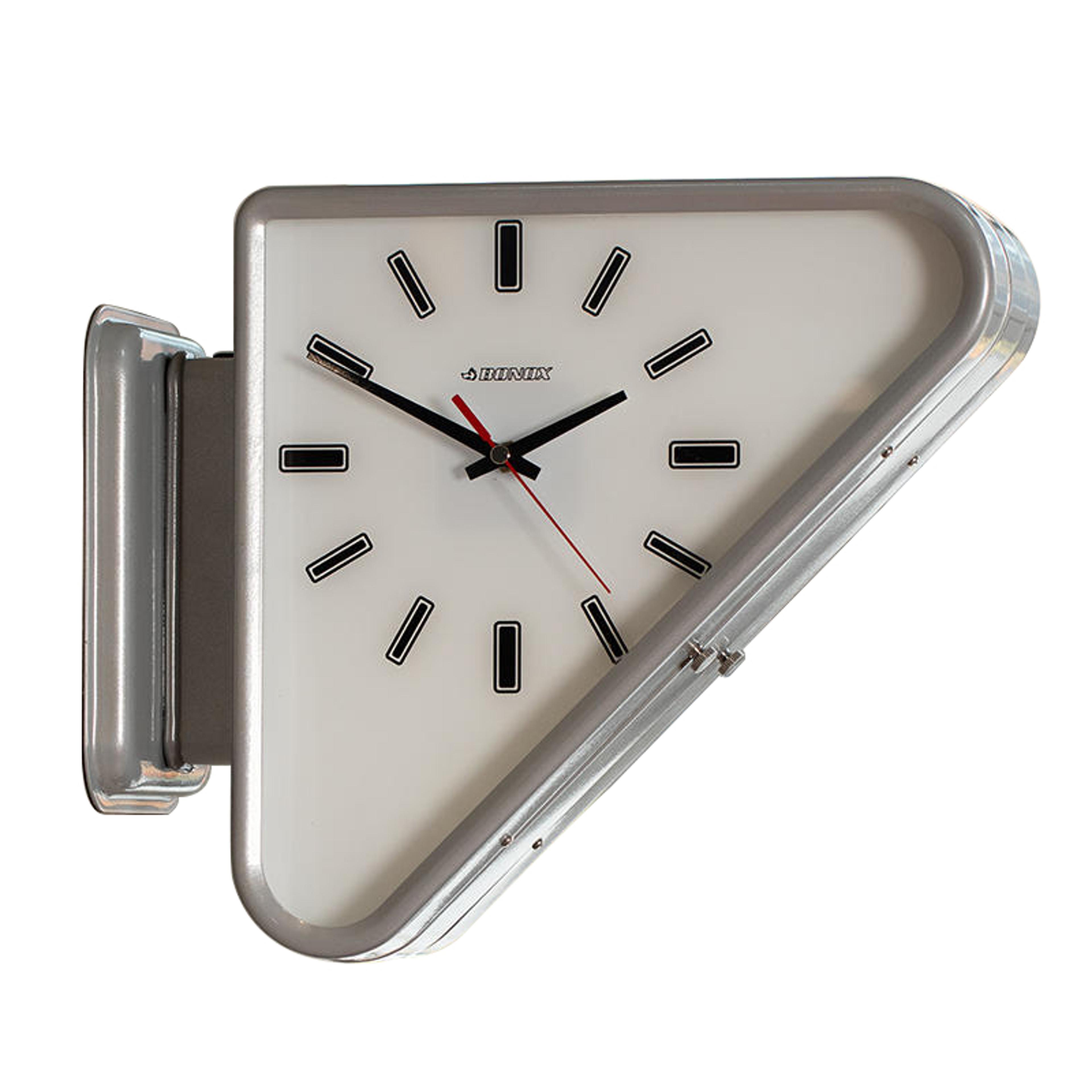 Living Room Minimalism Clock Triangle Modern Twosided Wall Clock Silent Design Mechanism For Decora 5