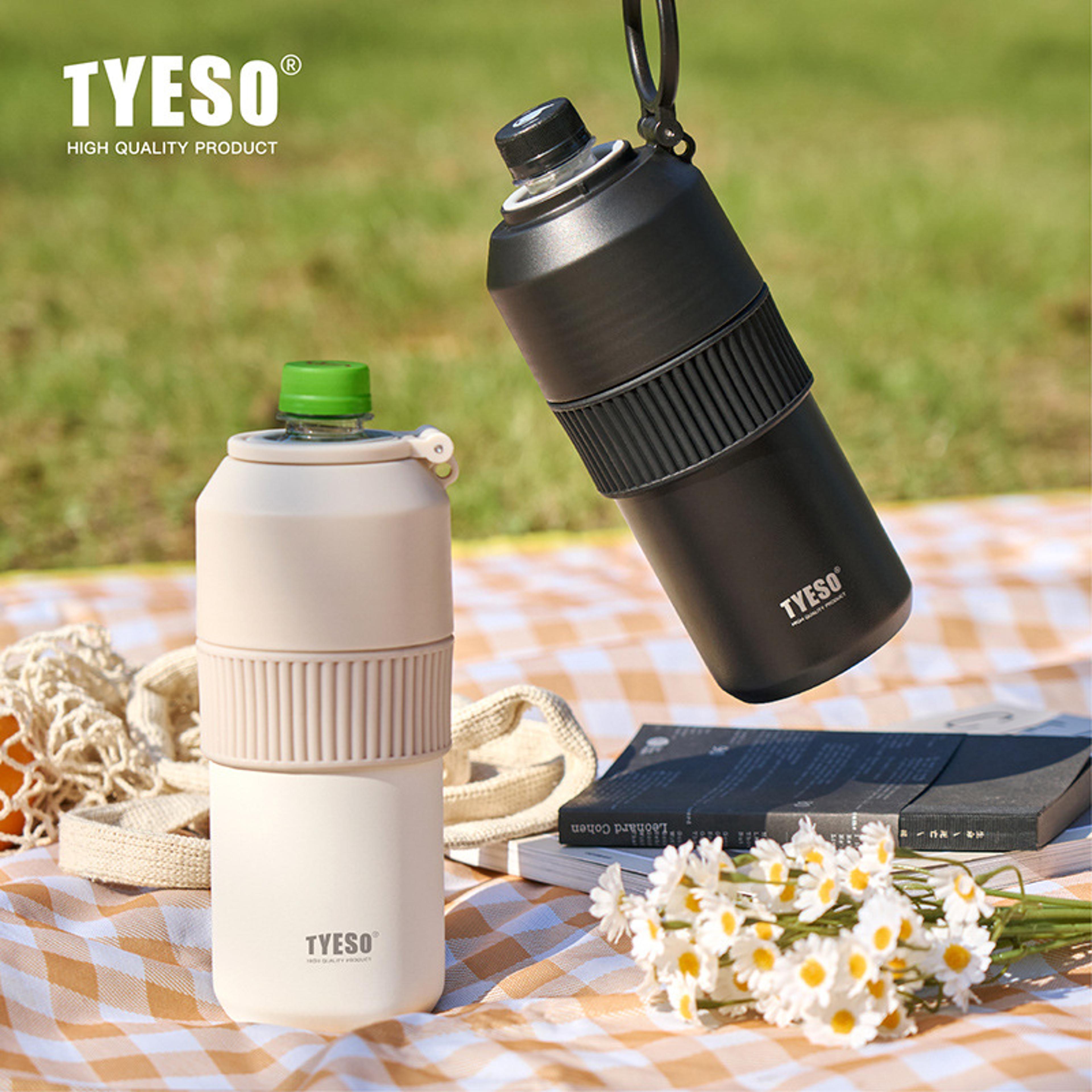 Tyeso HighPerformance Portable Insulated Cold Drink Bottle Large Capacity Lightweight Tumbler Outdo 1