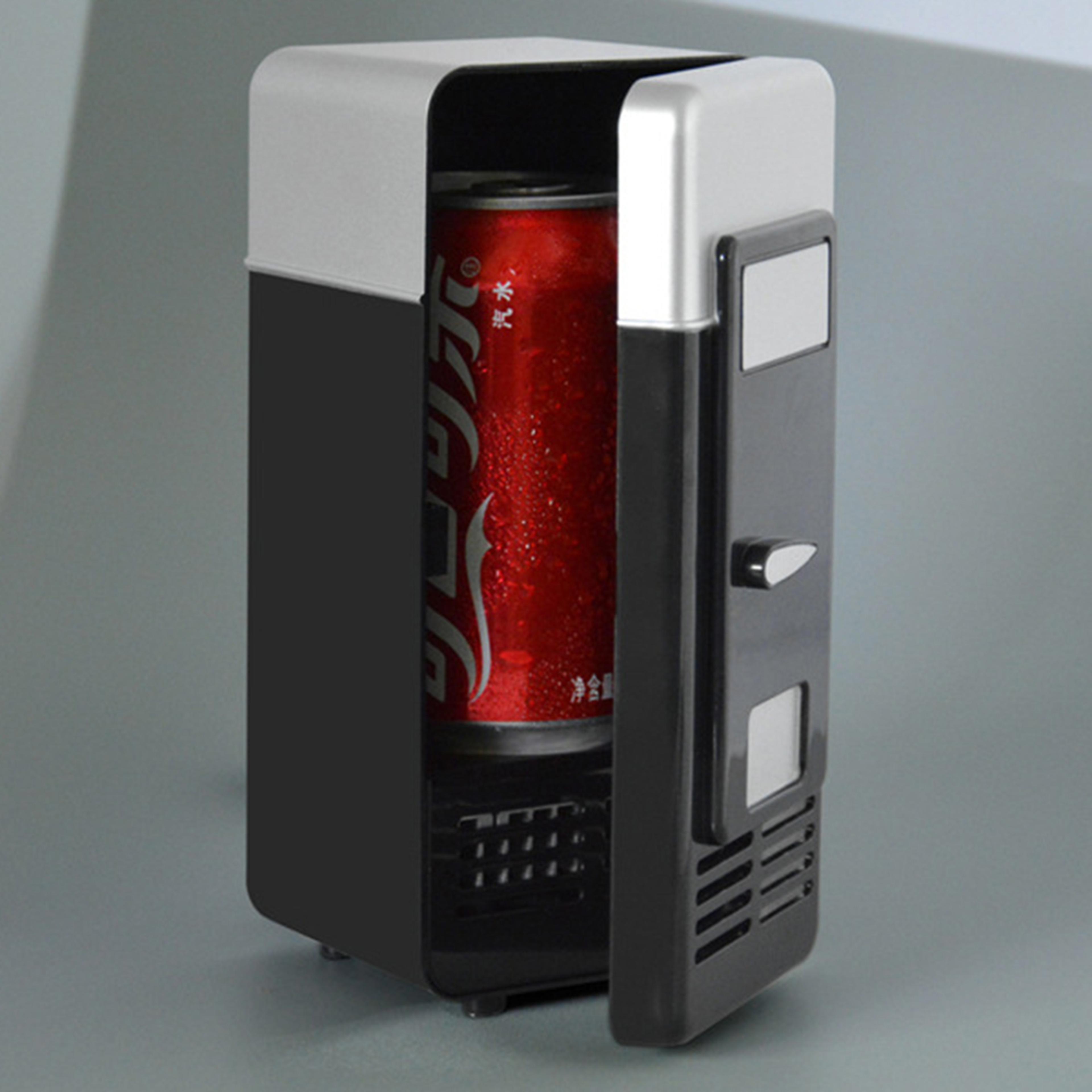 portable usb refrigerator, mini beverage cooler, drink cans warmer, laptop car pc cooler