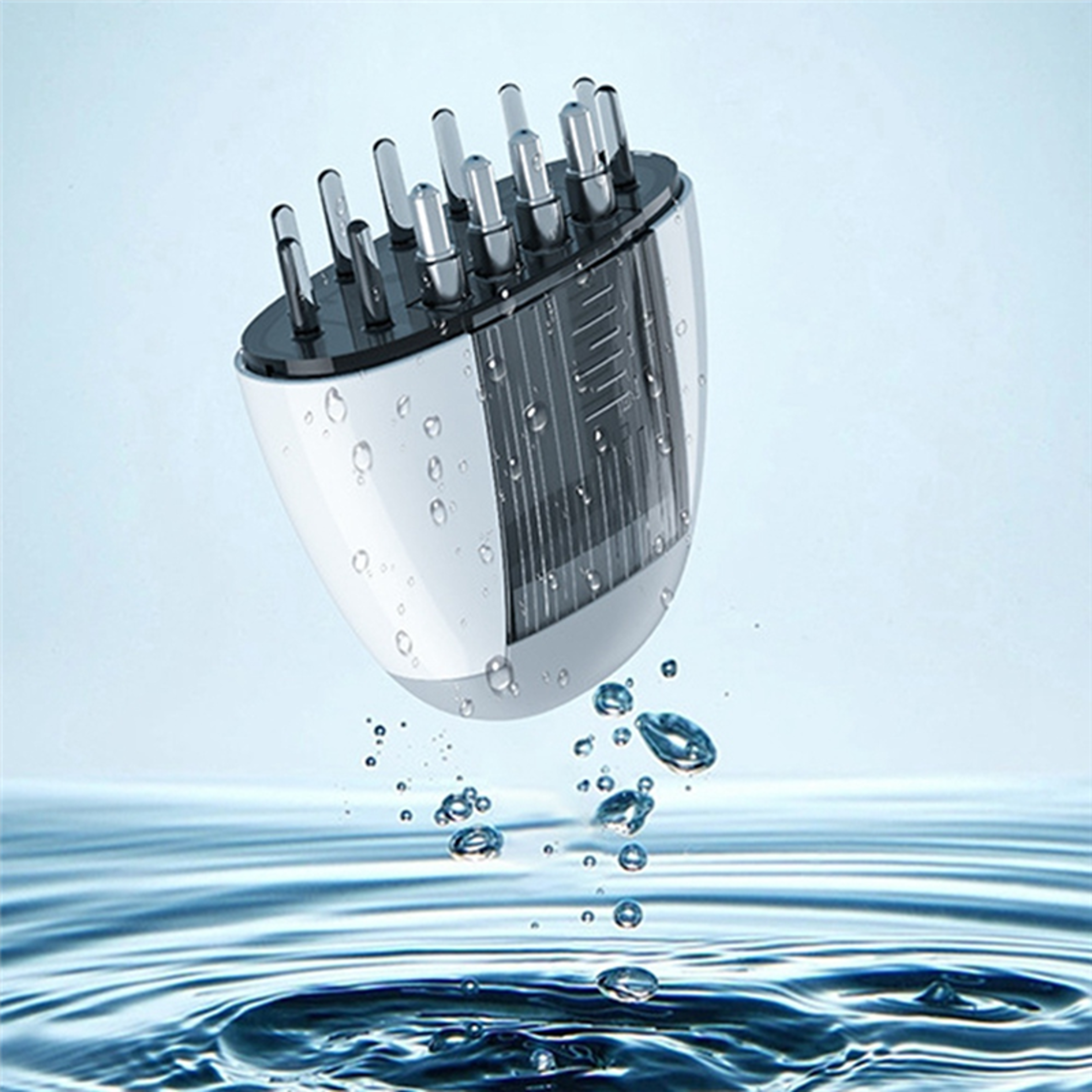 Vibrating Scalp Comb For Hair Growth Applicator Liquid Serum Oil Nourish Mini Scalp Medicine Comb W 3