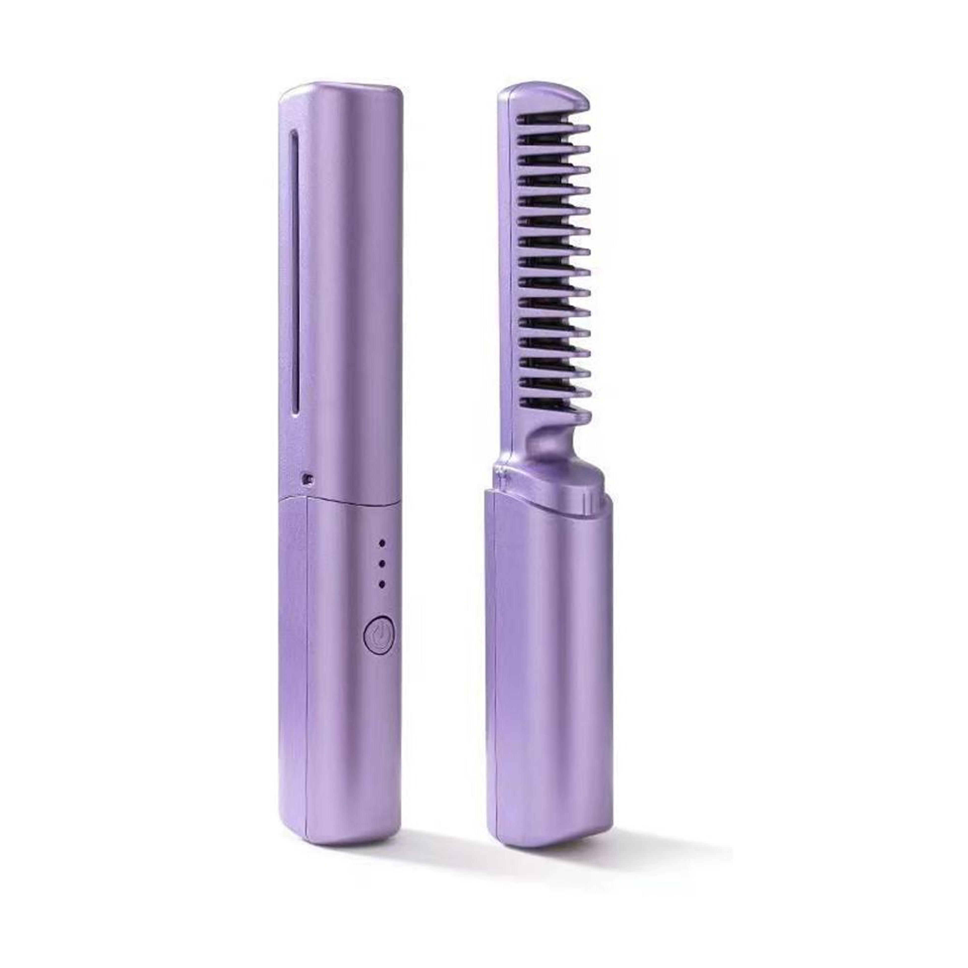 Portable Ceramic Hairdressing Comb Cordless Touch Comb For Less Frizz Short Hair Upgrade Curly And  8