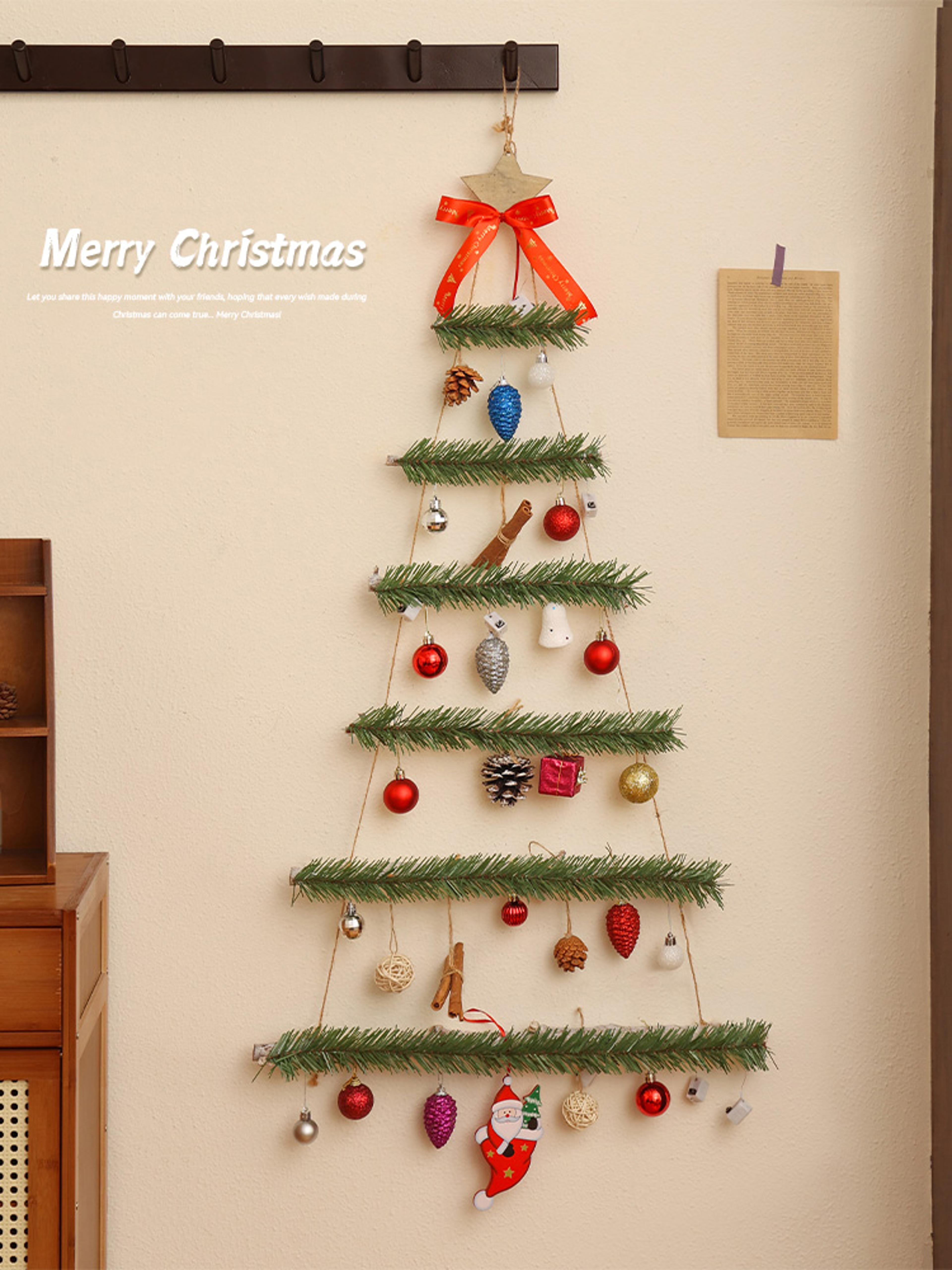 Wall Christmas Tree Decoration Luminous Pendant Foldable Christmas Tree 1