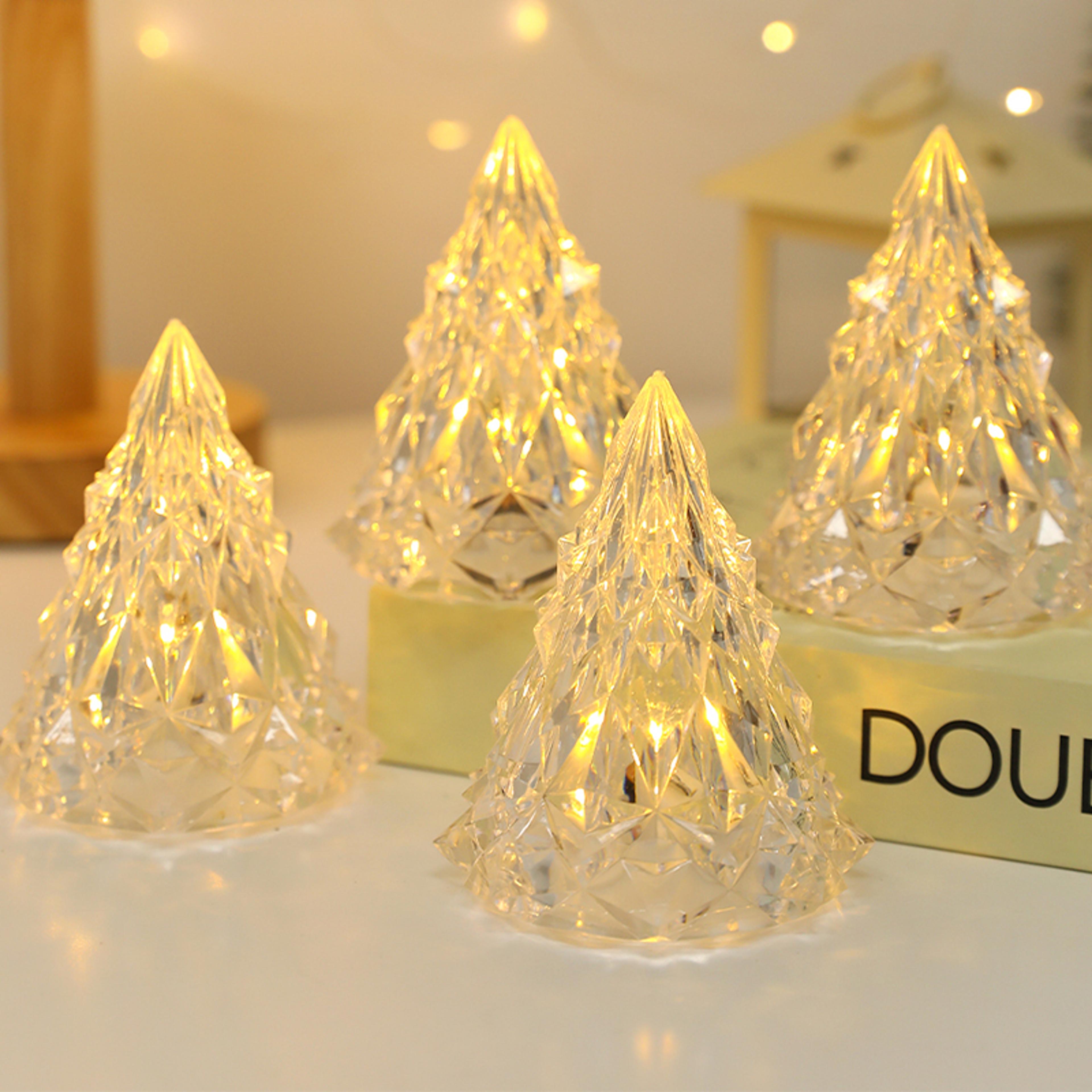 LED Tree Shape Candle Light For Home Christmas Decoration Party Decor New Year Gift Navidad Accesso 1