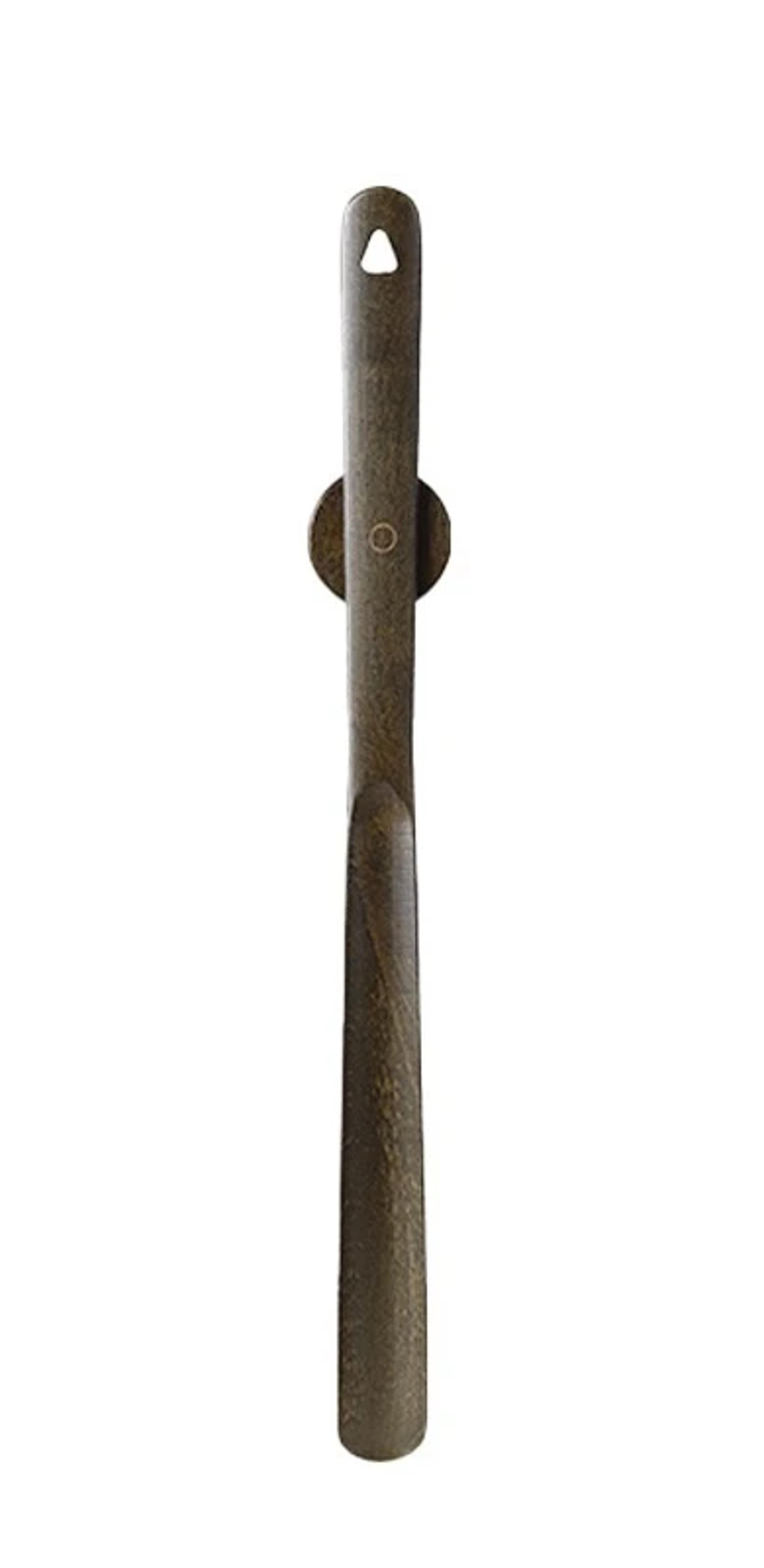 Wooden Magnetic Beech Shoe Horn LongHandled Tool For Easy Shoe Wearing With DrillFree Magnetic Base 5