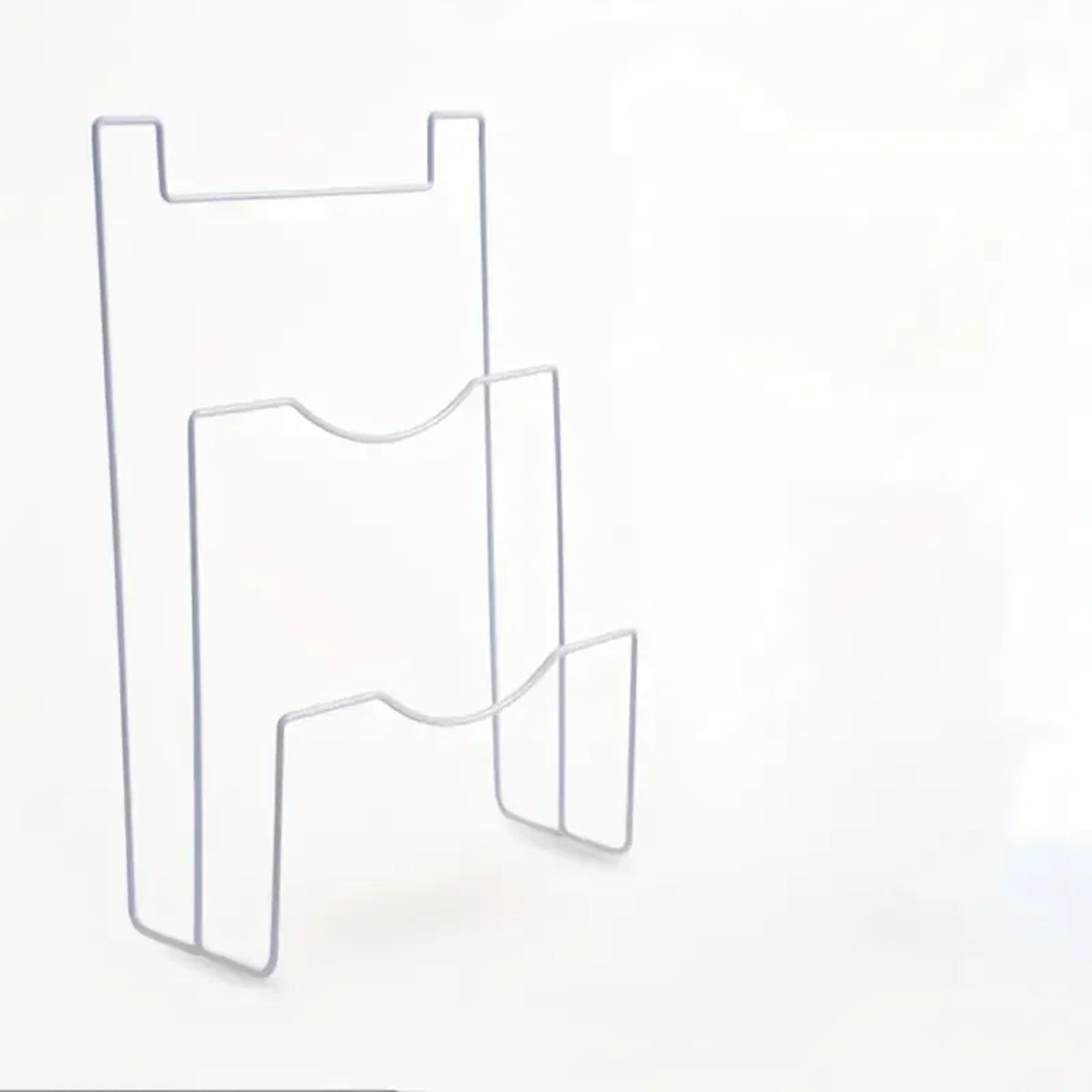 Non Perforated Pot Lid Rack Wall Mounted Iron Rack For Kitchen Multilayer Storage Organizer 5