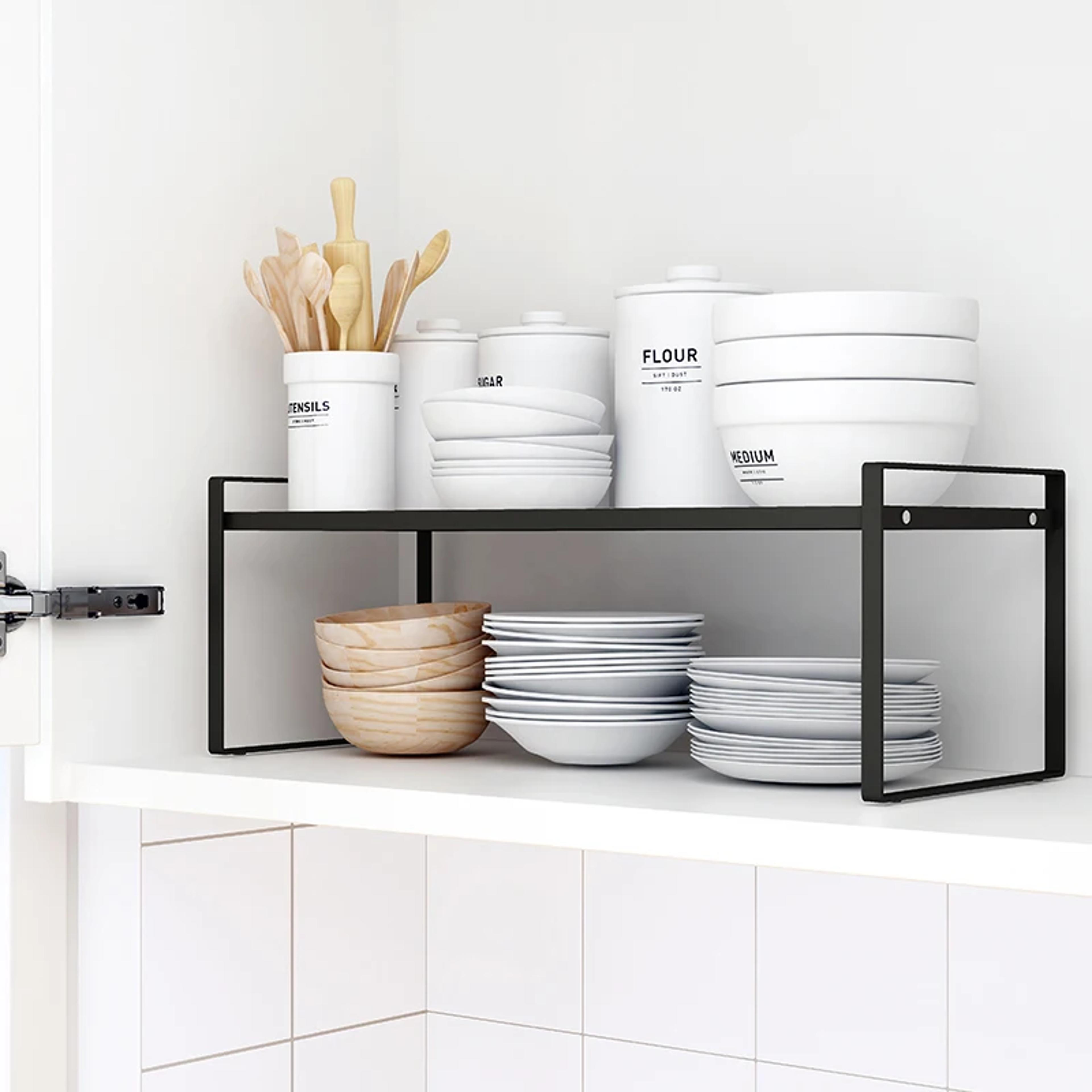 steel kitchenware utensils drainer shelf, bowl storage rack, over sink cutlery drying holder, cabinet organizer
