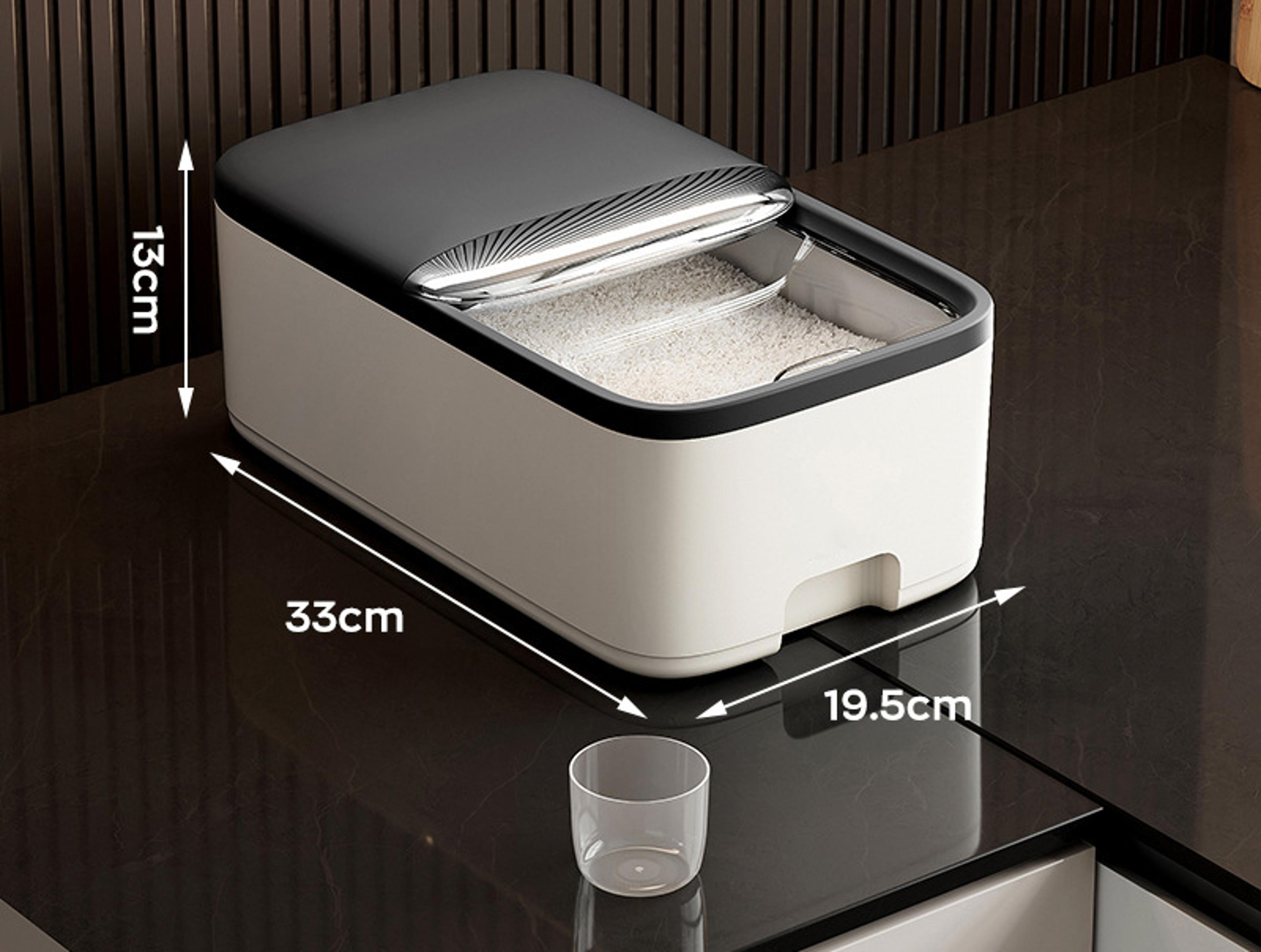Rice Storage Box With Lid Insect Proof And Moisture Proof For Grains Sealed Jar Kitchen Container D 7