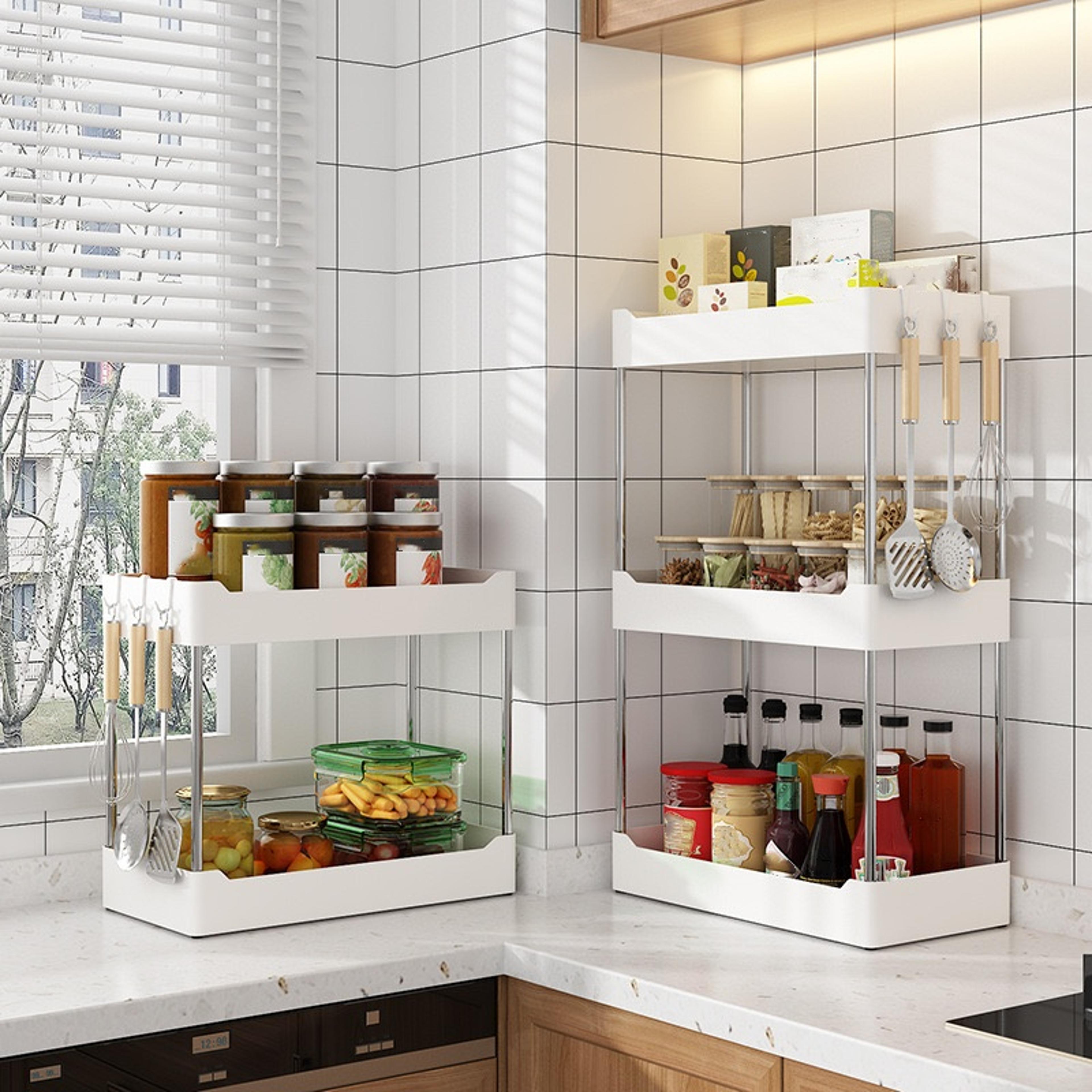Kitchen Spice Storage Rack Multi Functional Countertop Seasoning Rack Household Multi Layer Kitchen 1