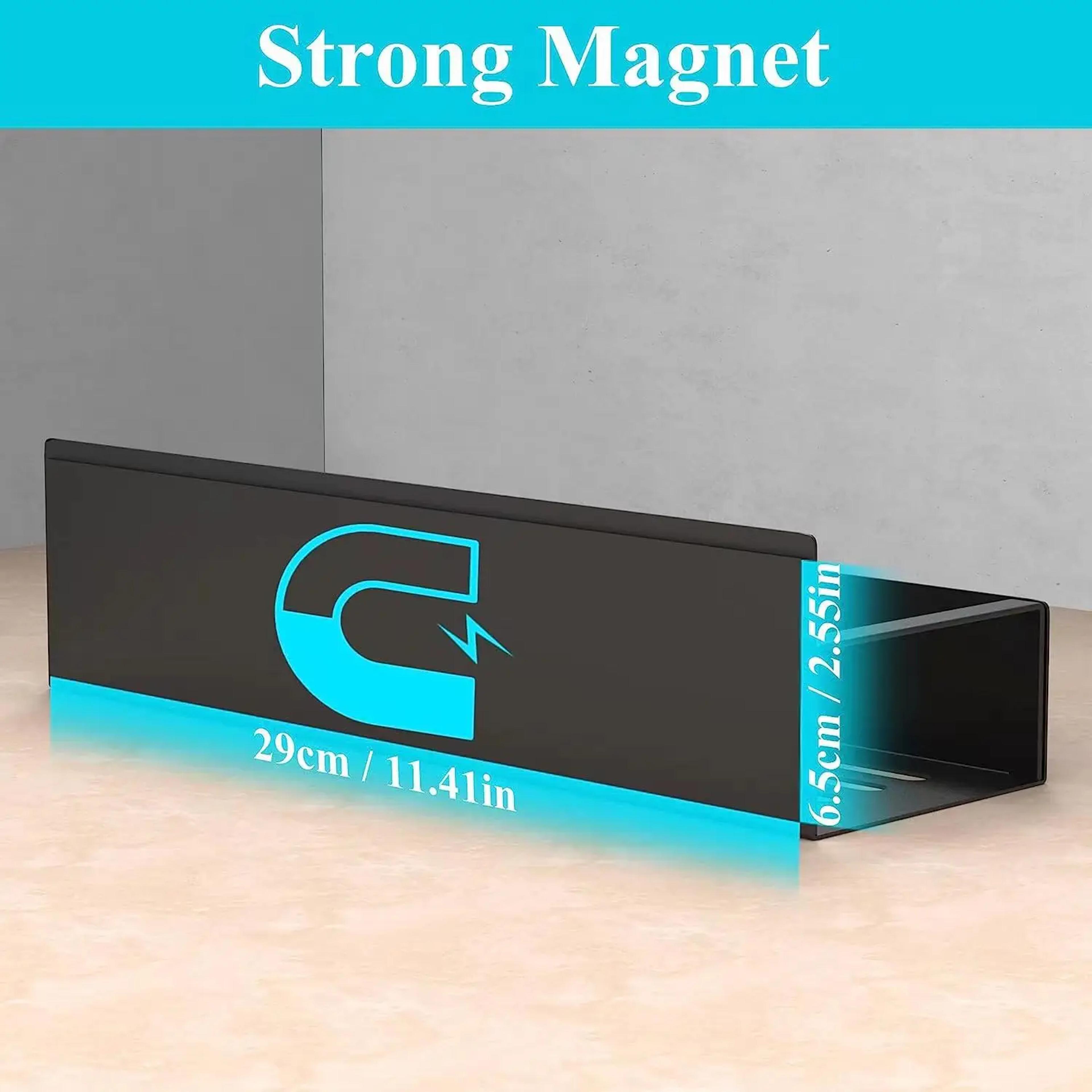 Refrigerator Magnetic Shelf Hanging Basket Space Saving Kitchen Organizer Shelf Spice Sundry Side S 4