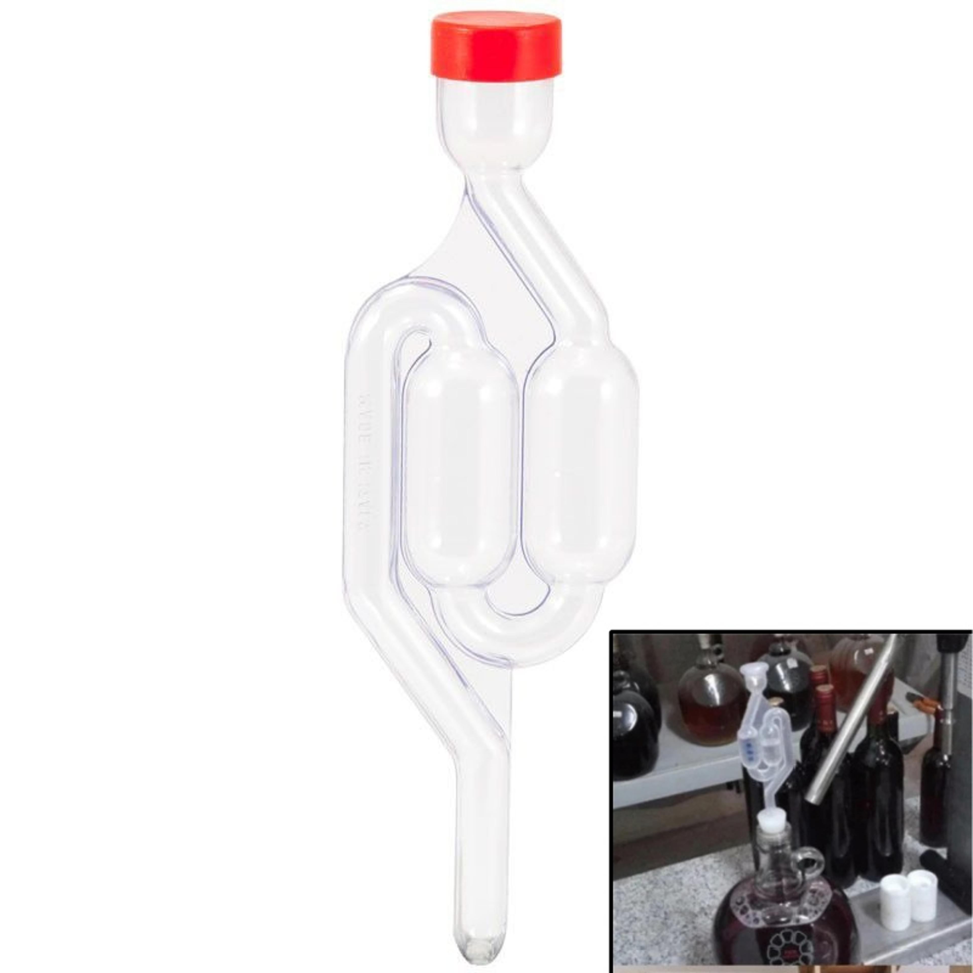SShape Airlocks For Homebrew Carboys Stopper Fermenter Seal Valve Wine Making With Food Grade Gromm 0