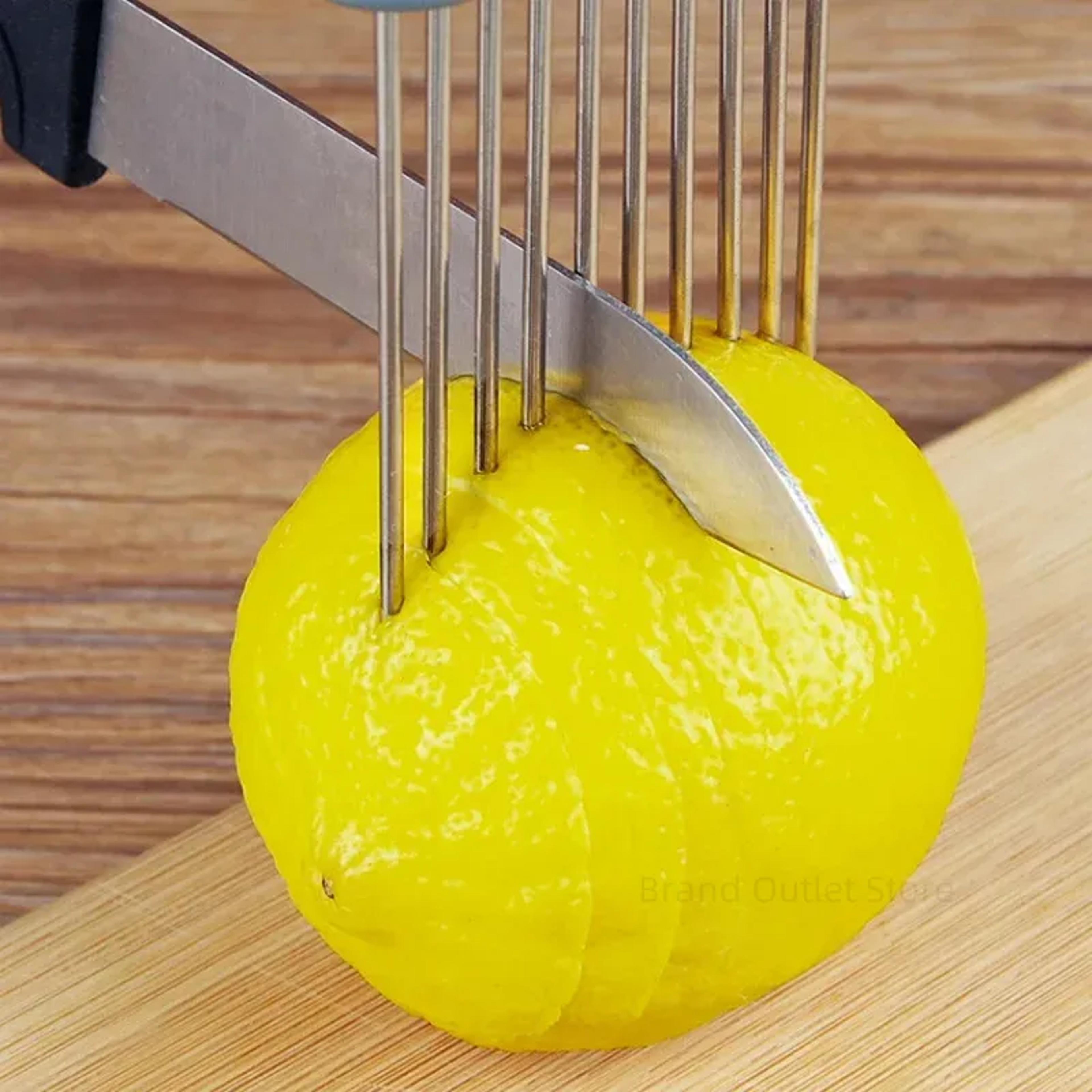 Effortlessly Slice Onions With This Colorful 1pc Onion Slicer Stainless Steel Kitchen Potato Chip H 3