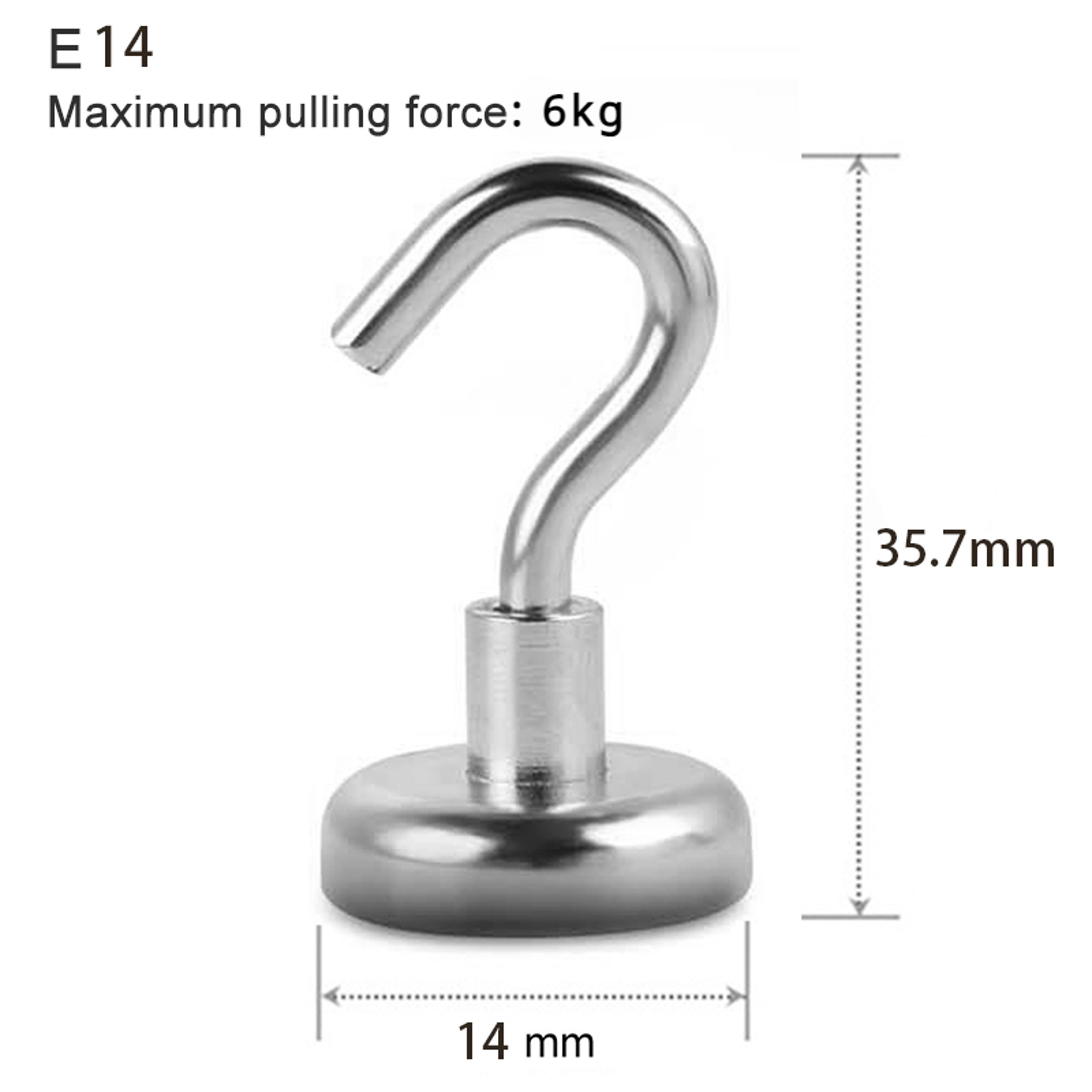 Powerful Magnetic Hook Strong Neodymium Magnets For Fridge Practical LoadBearing Hook Kitchen Bar U 8