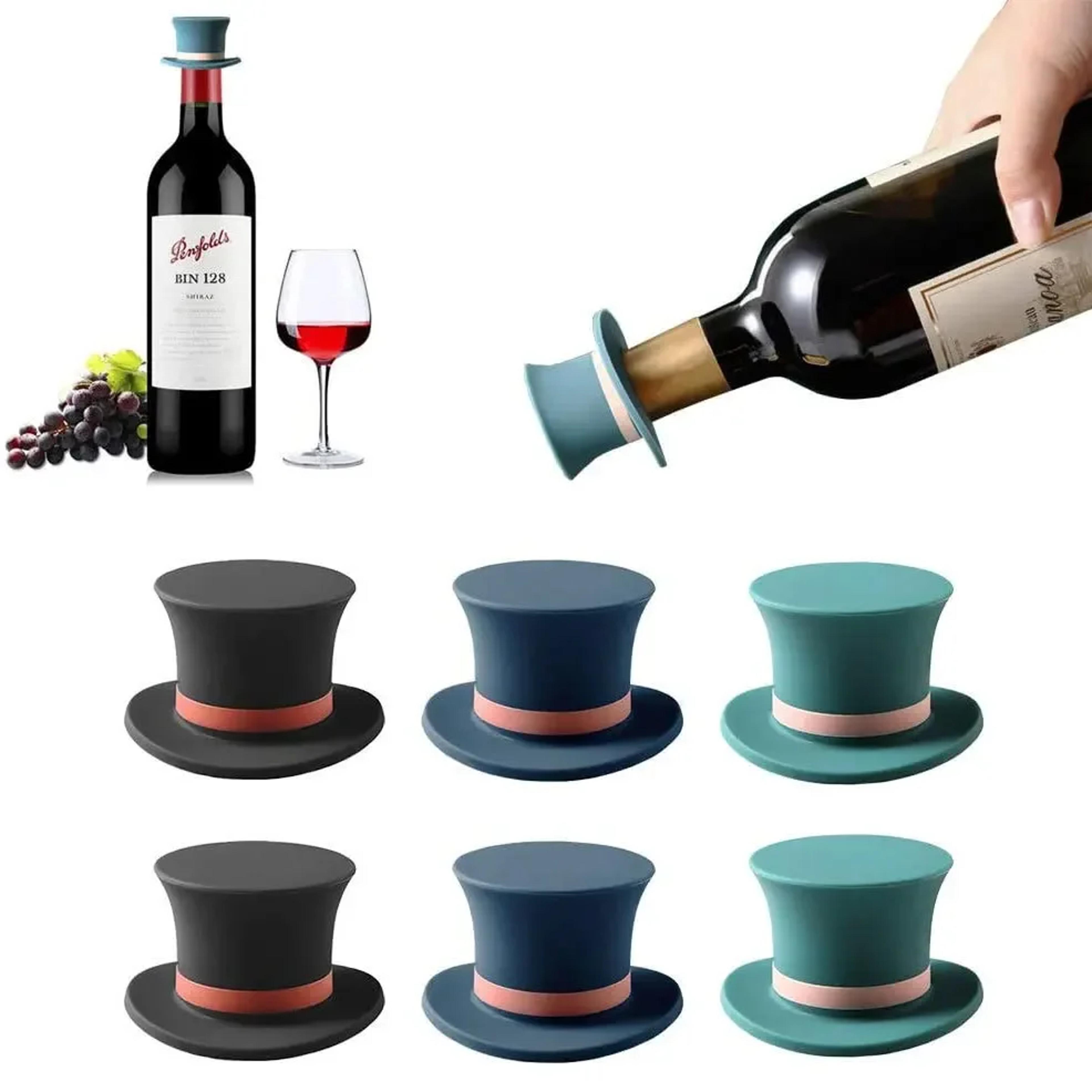 Silicone Leakproof Wine Stopper Reusable Champagne Bottle Cap Bartender Accessories Bar Cocktail Ba 0