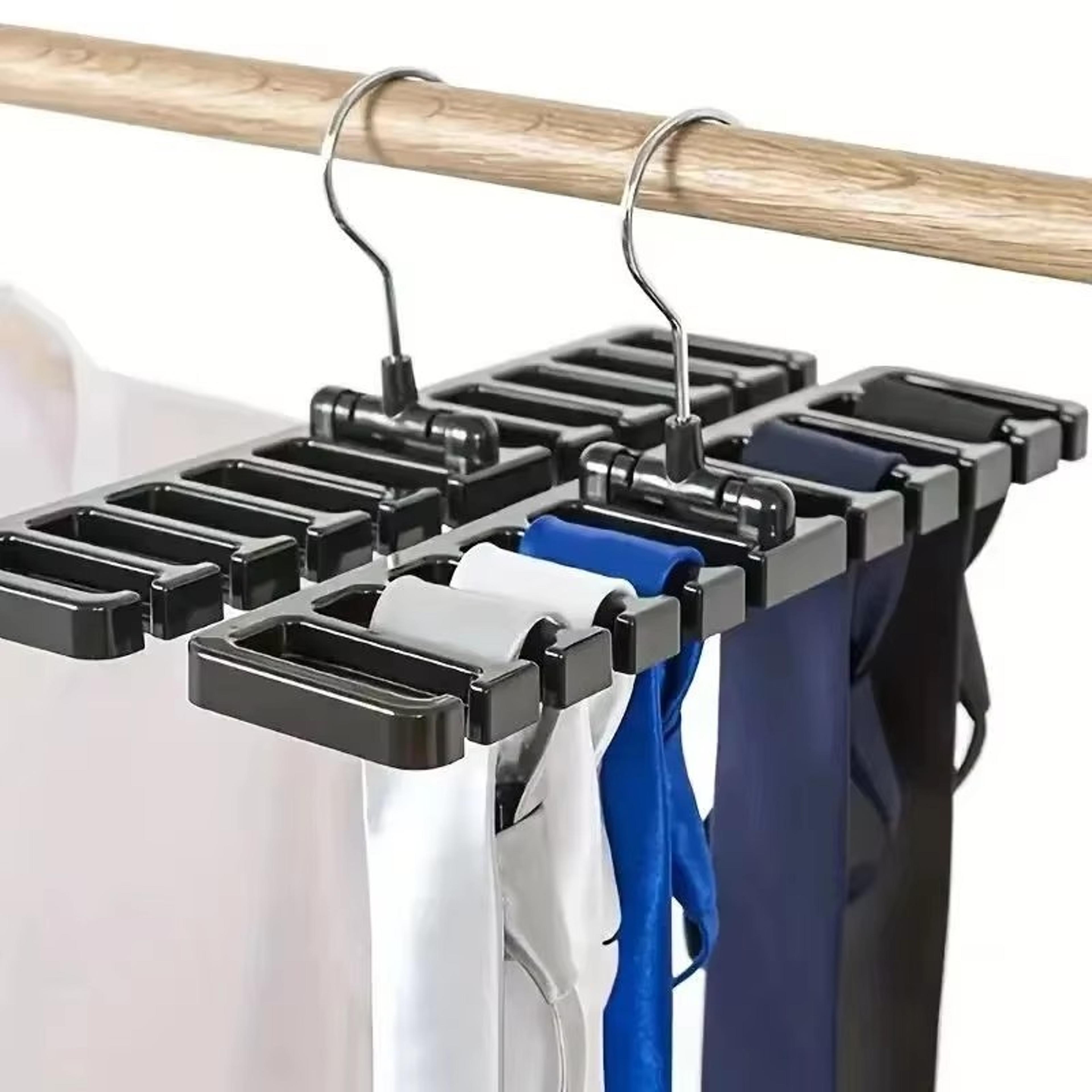 Belt Hanger Wardrobe Belt Rotating Organizer Rack Multifunctional Scarf Hanger Home Closet Storage  4