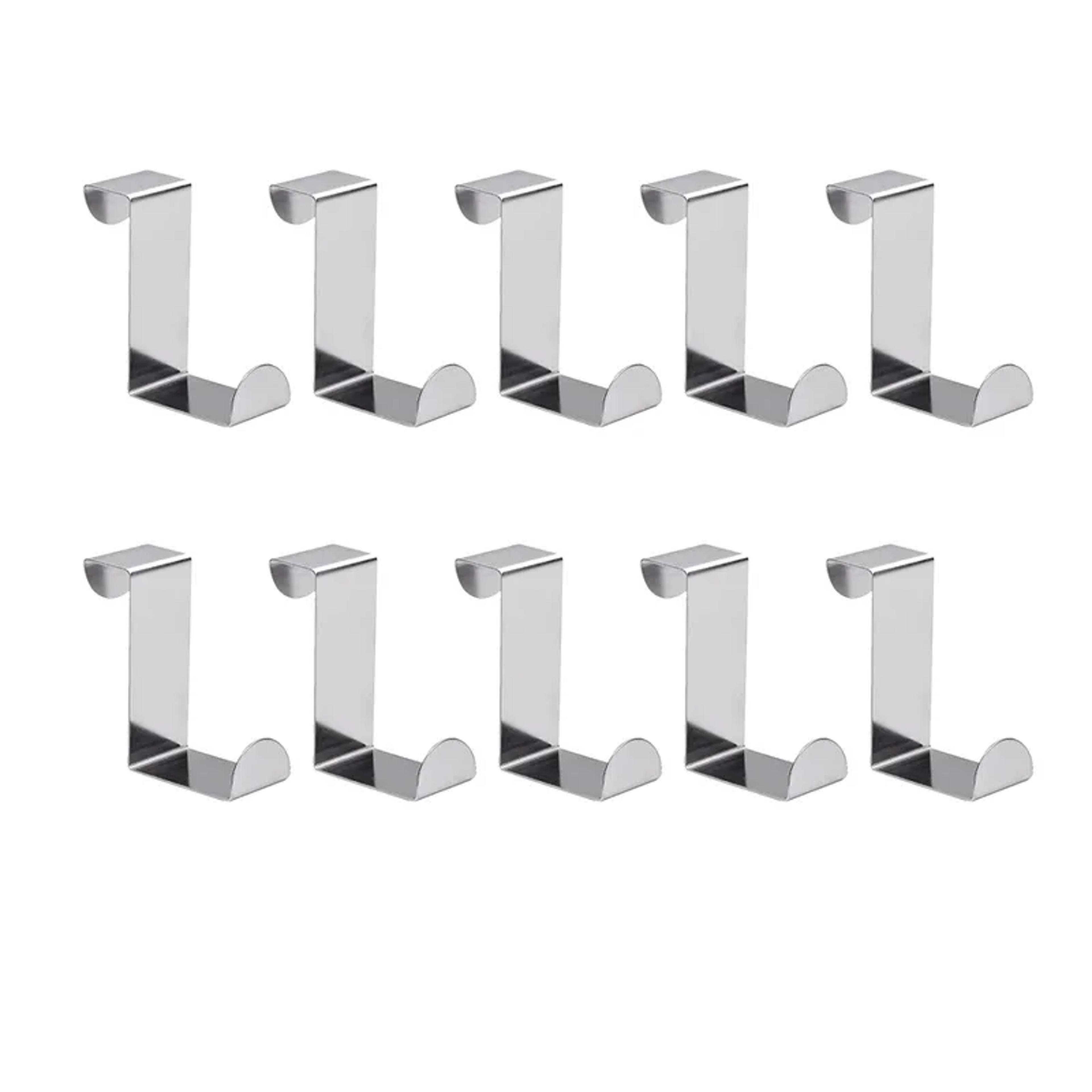 Z Shaped Stainless Steel Bathroom Cabinet Hook Home Kitchen Accessories Organizer Rear Hanger Keych 7