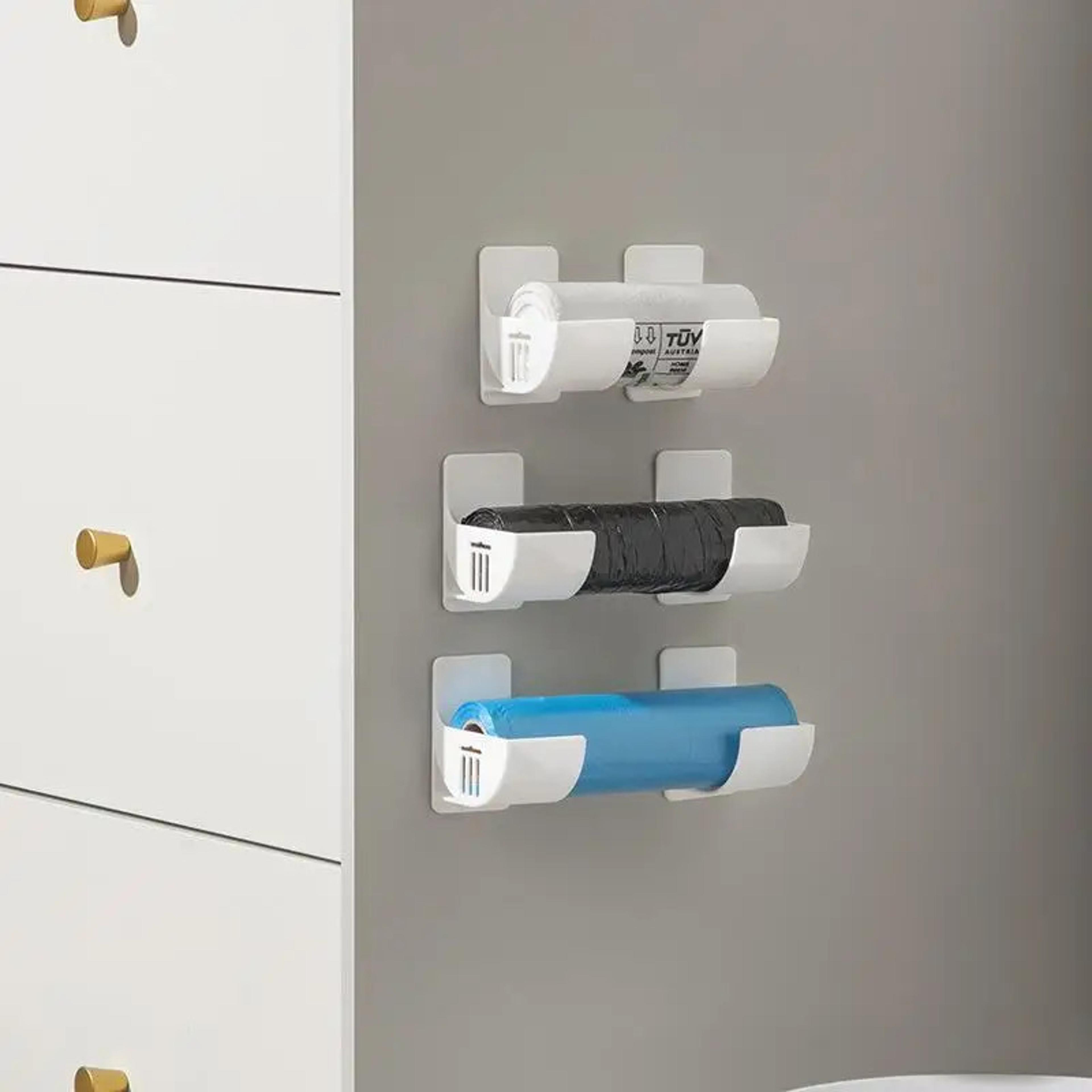 Non Perforated Storage Rack For Cling Film Garbage Bag Refrigerator Side Storage Rack Cabinet Stora 1