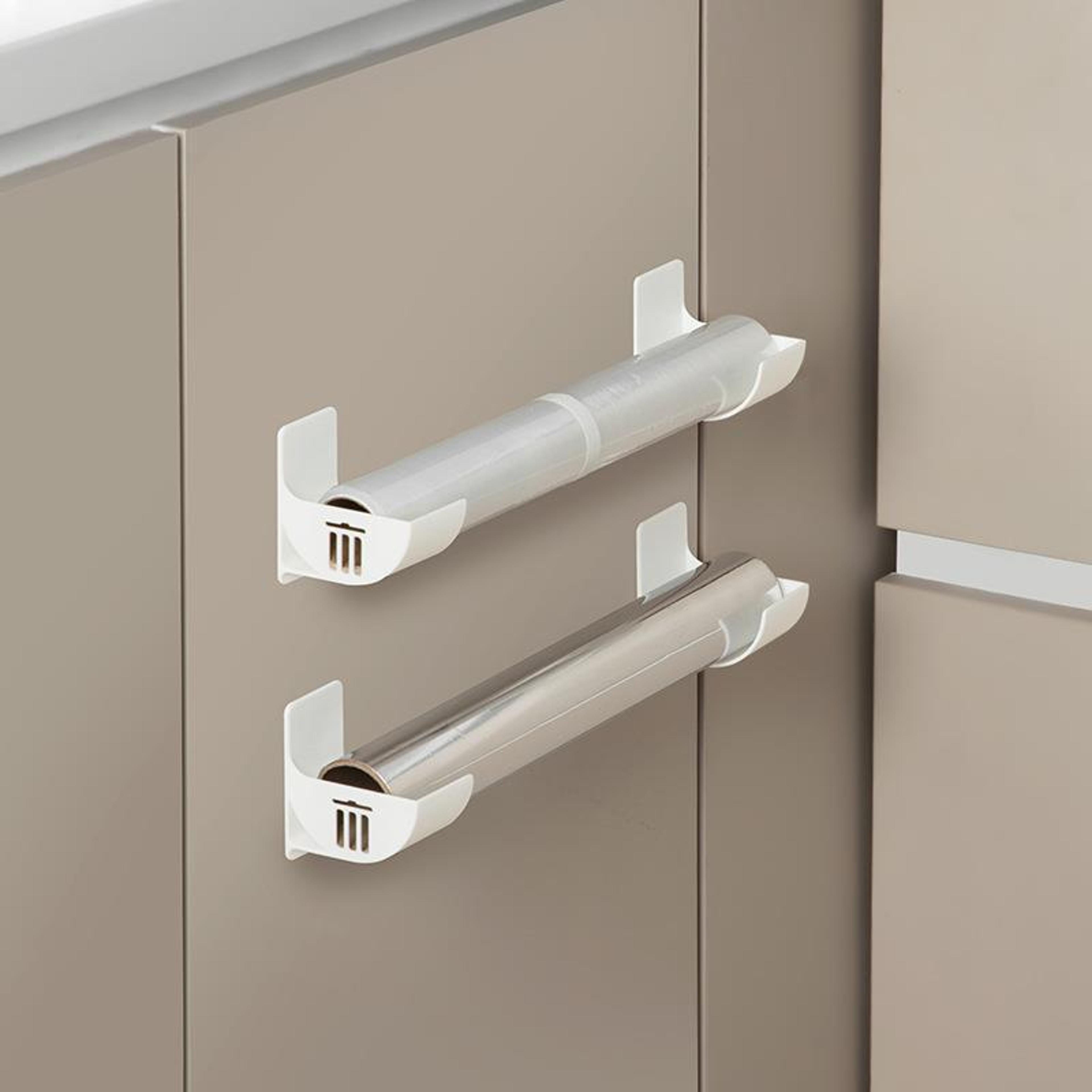 Non Perforated Storage Rack For Cling Film Garbage Bag Refrigerator Side Storage Rack Cabinet Stora 3