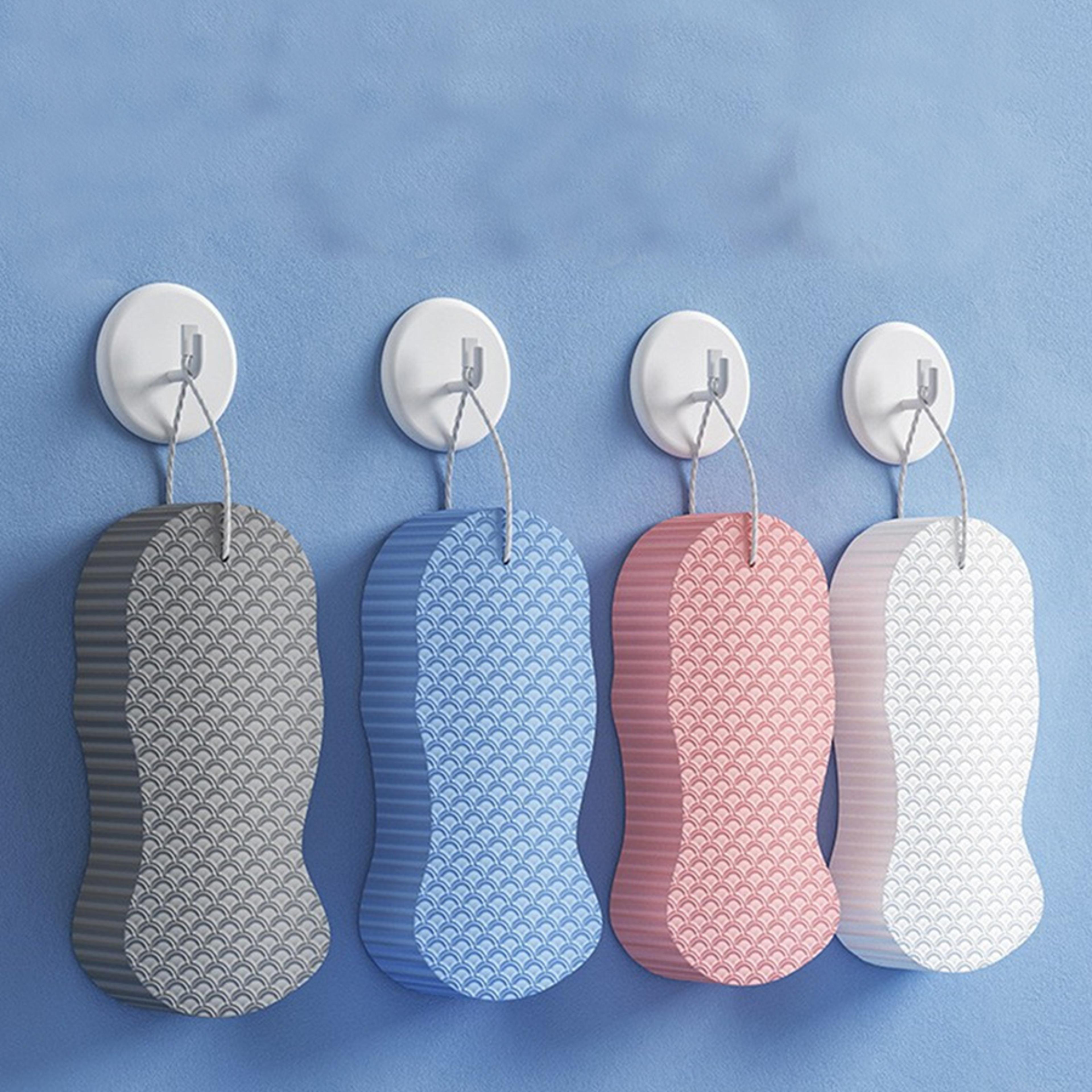 Soft Bath Sponge Body Scrub Brush Wisp Massage Exfoliating Skin Scrubber Relaxing Shower Washcloth 3