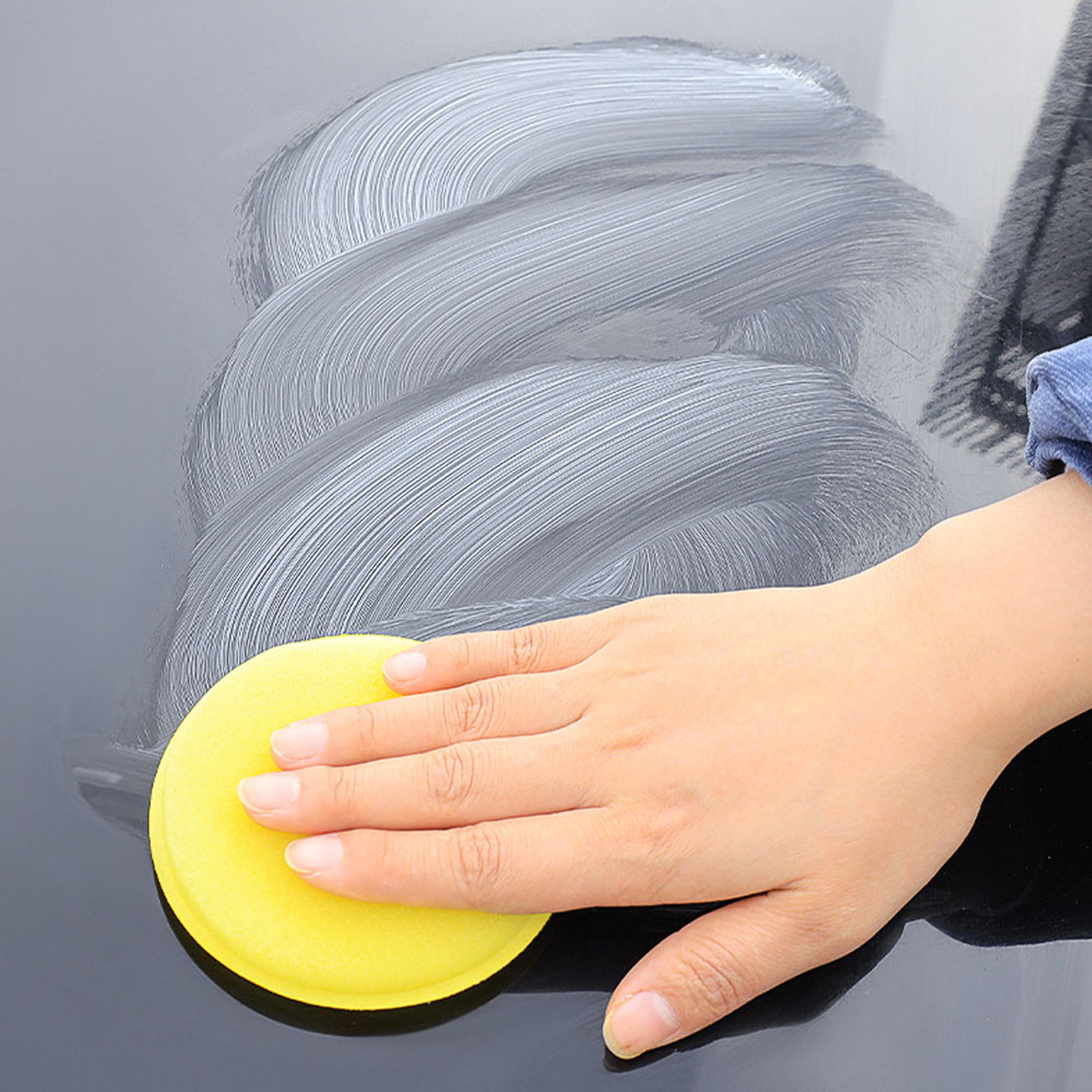 Car Foam Sponge Wax Applicator Cleaning Detailing Pads 10cm Car Wash Care Polishing Pad 2