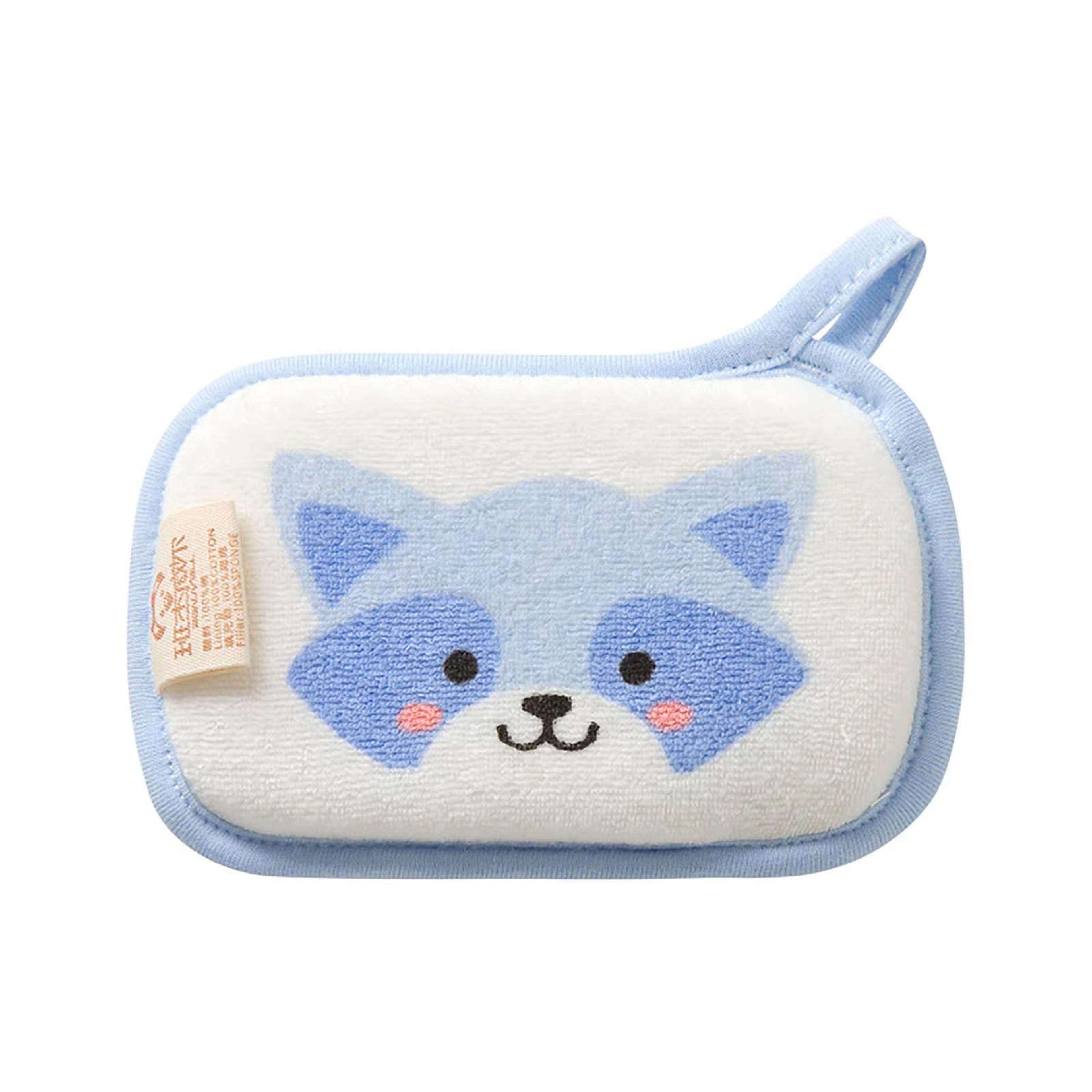 Cute Print Elephant Bath Sponge For Kids Soft Body Wash Towel For Toddlers And Newborns 2
