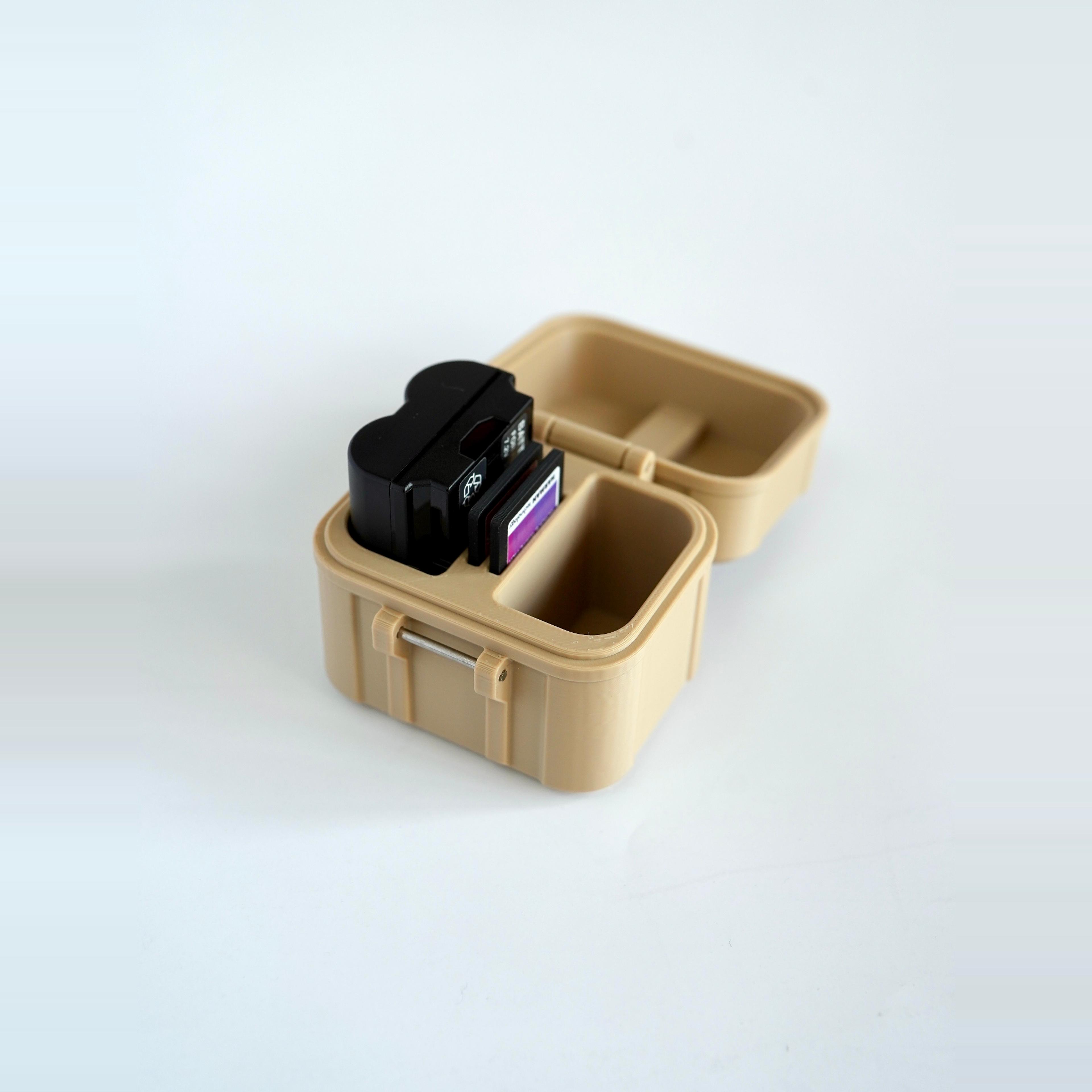 Battery Storage Case Shockproof Memory Card Holder All In One Portable Organizer For Camera 4