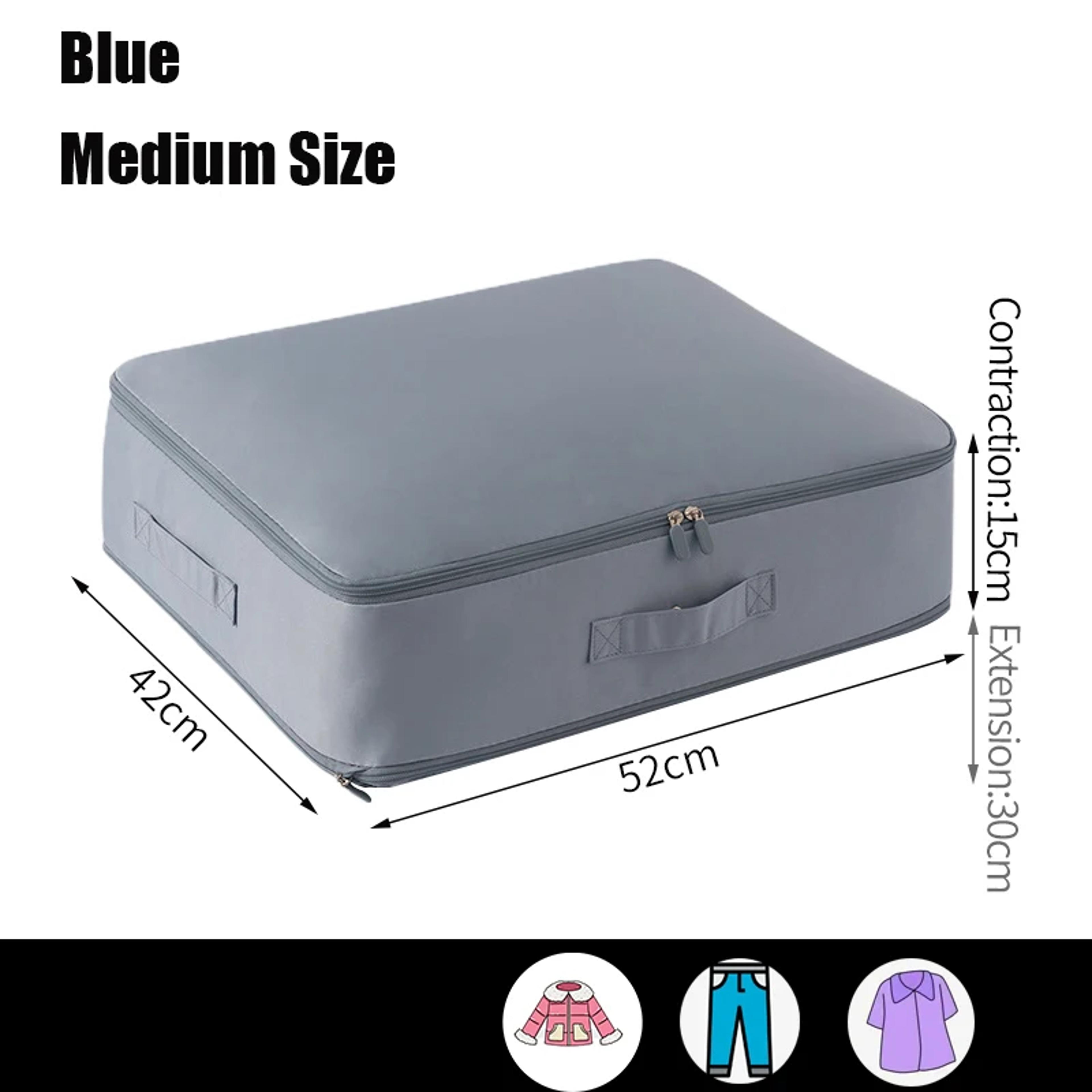 Large Capacity Compression Clothes Storage Bag Waterproof Cabinet Organizer Ultra Space Saving Quil 12