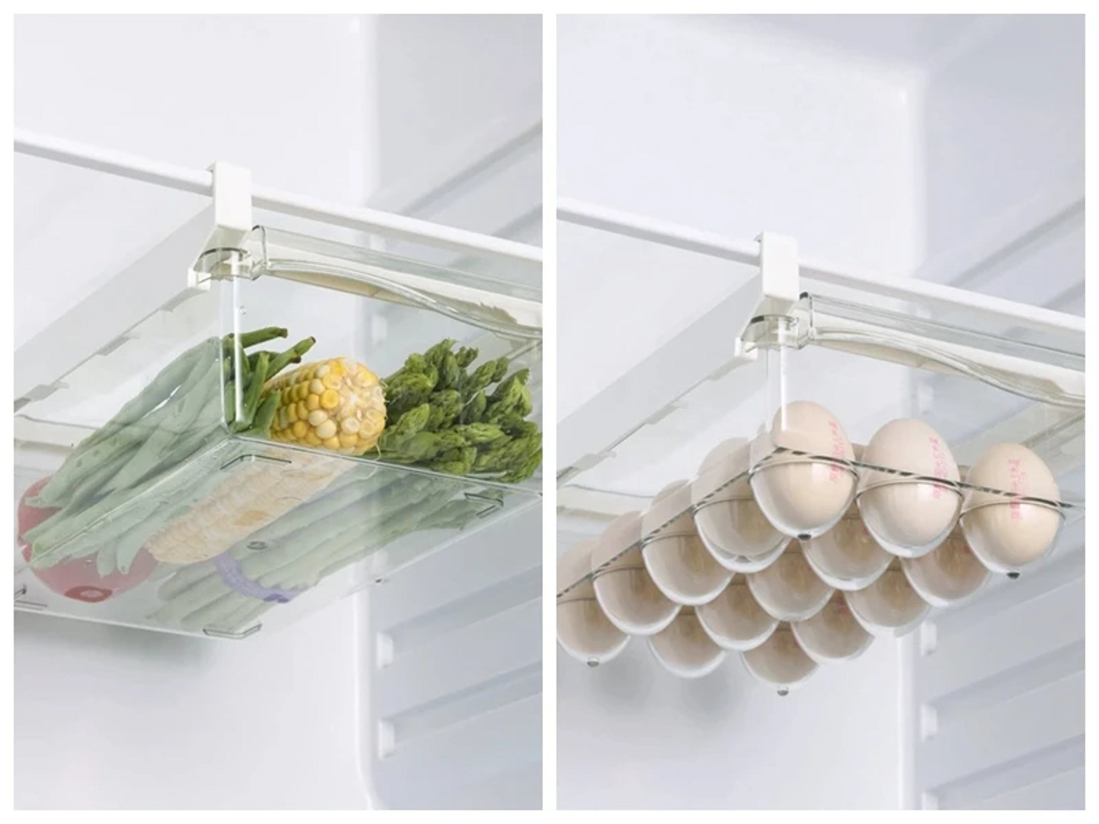 Refrigerator Drawer Style Food Storage Box Sliding Plastic Cooking Container Fruit Packaging Machin 2