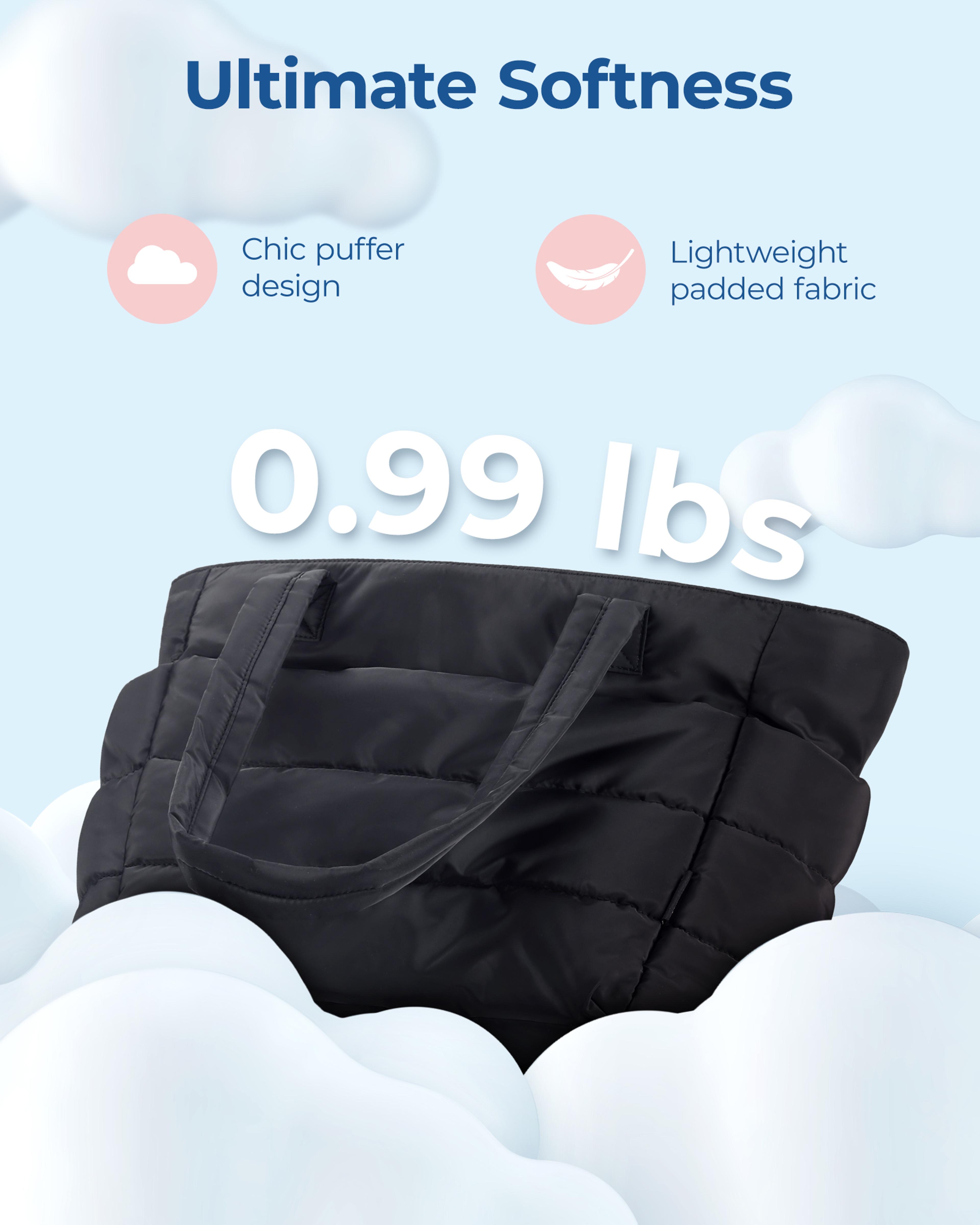 Bag Puffy Padded Womens Bags Leisure Commuting Handbag Large Capacity Storage Organizer Mommy Go Ou 4