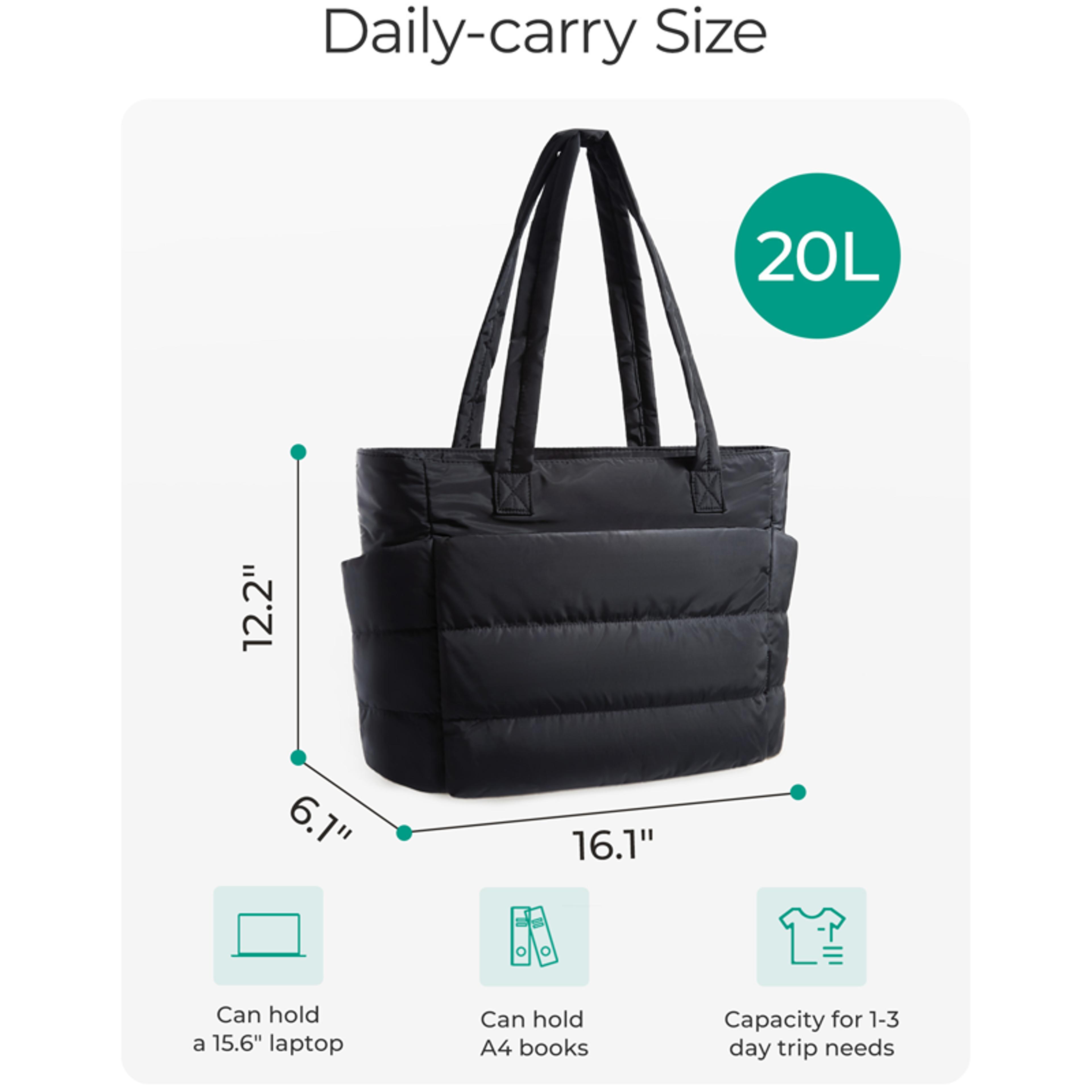Bag Puffy Padded Womens Bags Leisure Commuting Handbag Large Capacity Storage Organizer Mommy Go Ou 5