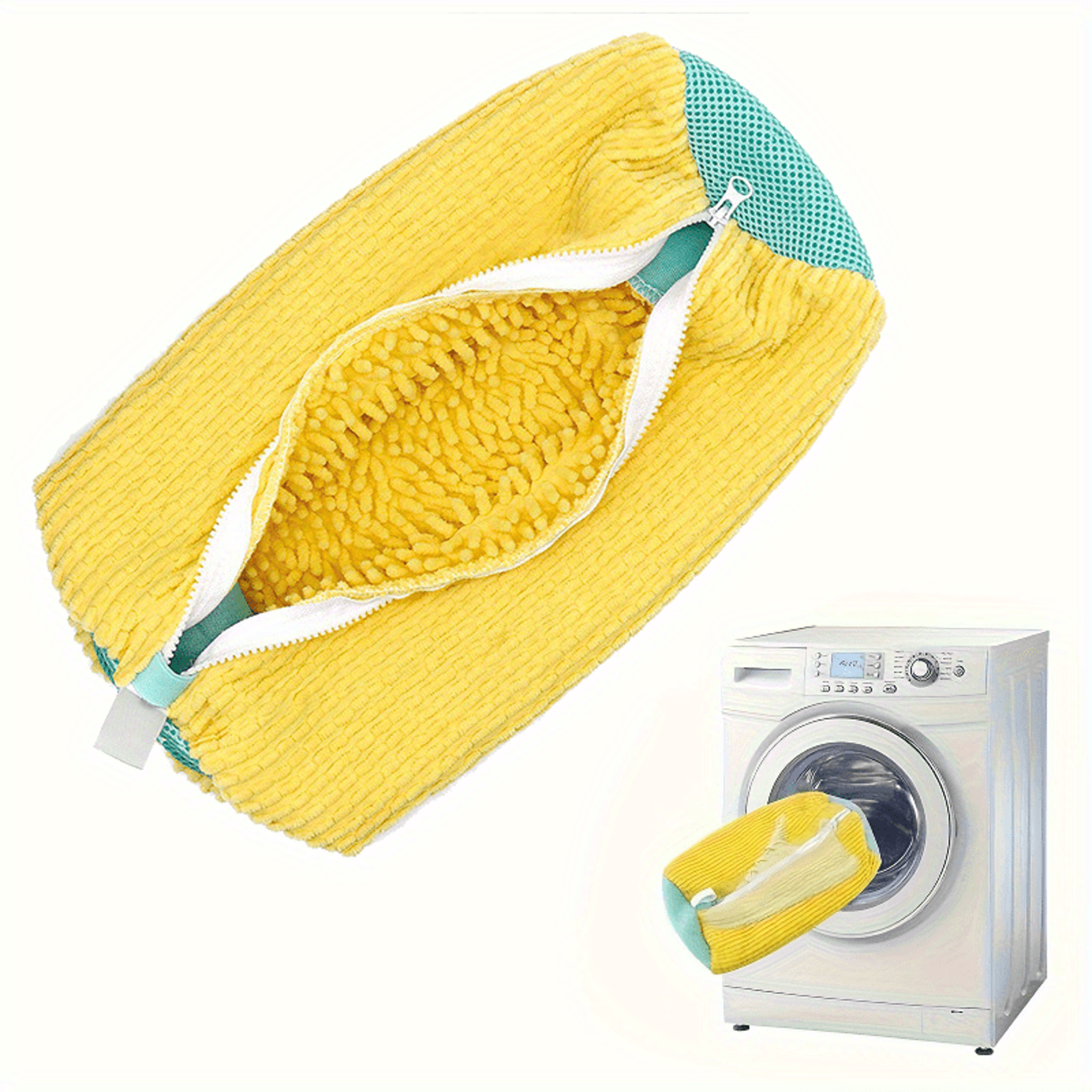 Durable Mesh Shoe Wash Bag With Zipper Protects Sneakers Casual Shoes In Washer Dryer Travel Storag 5
