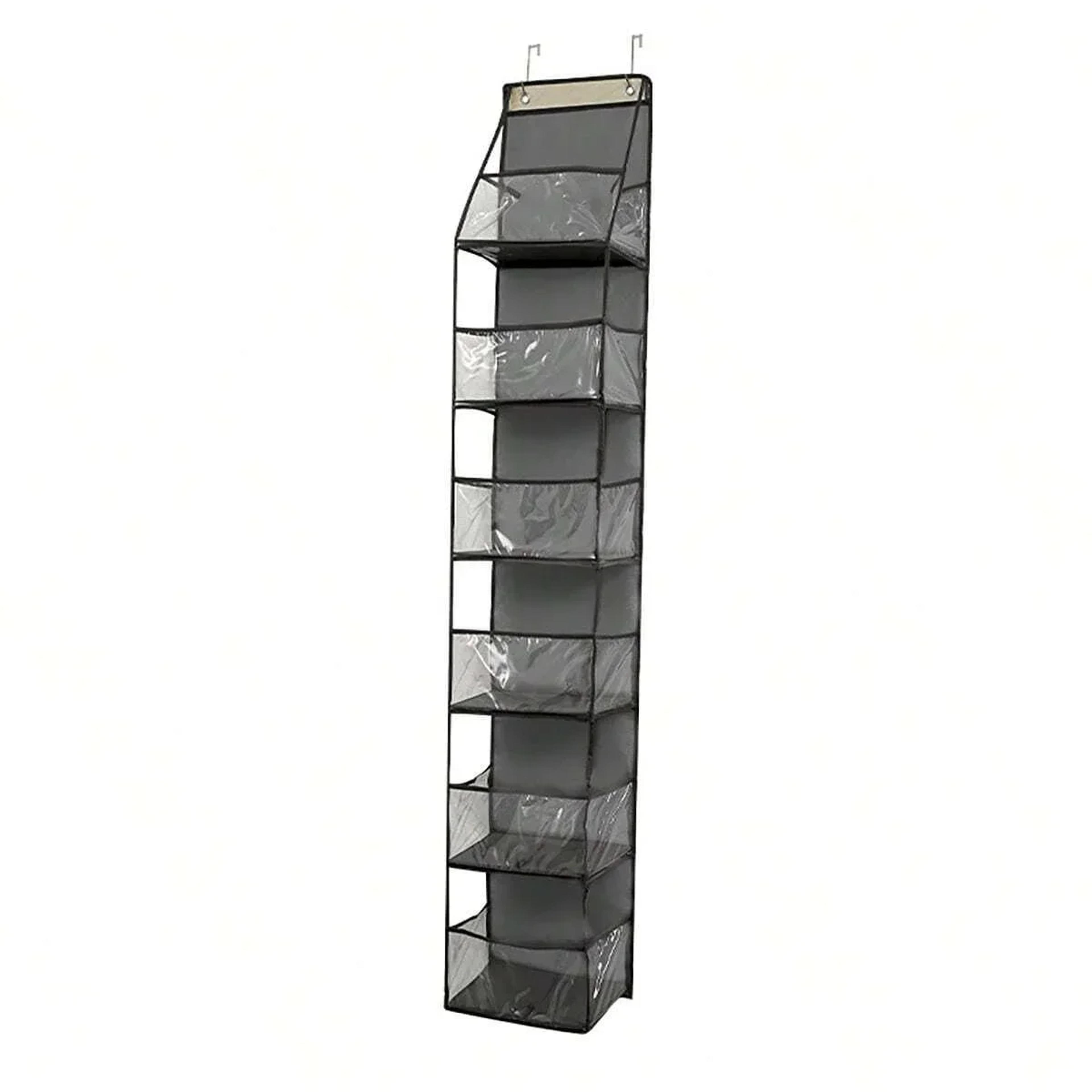 Multifunctional Fabric Storage Bags Hanging Bag Organizer For Behind The Door Underwear Bra Pants C 7