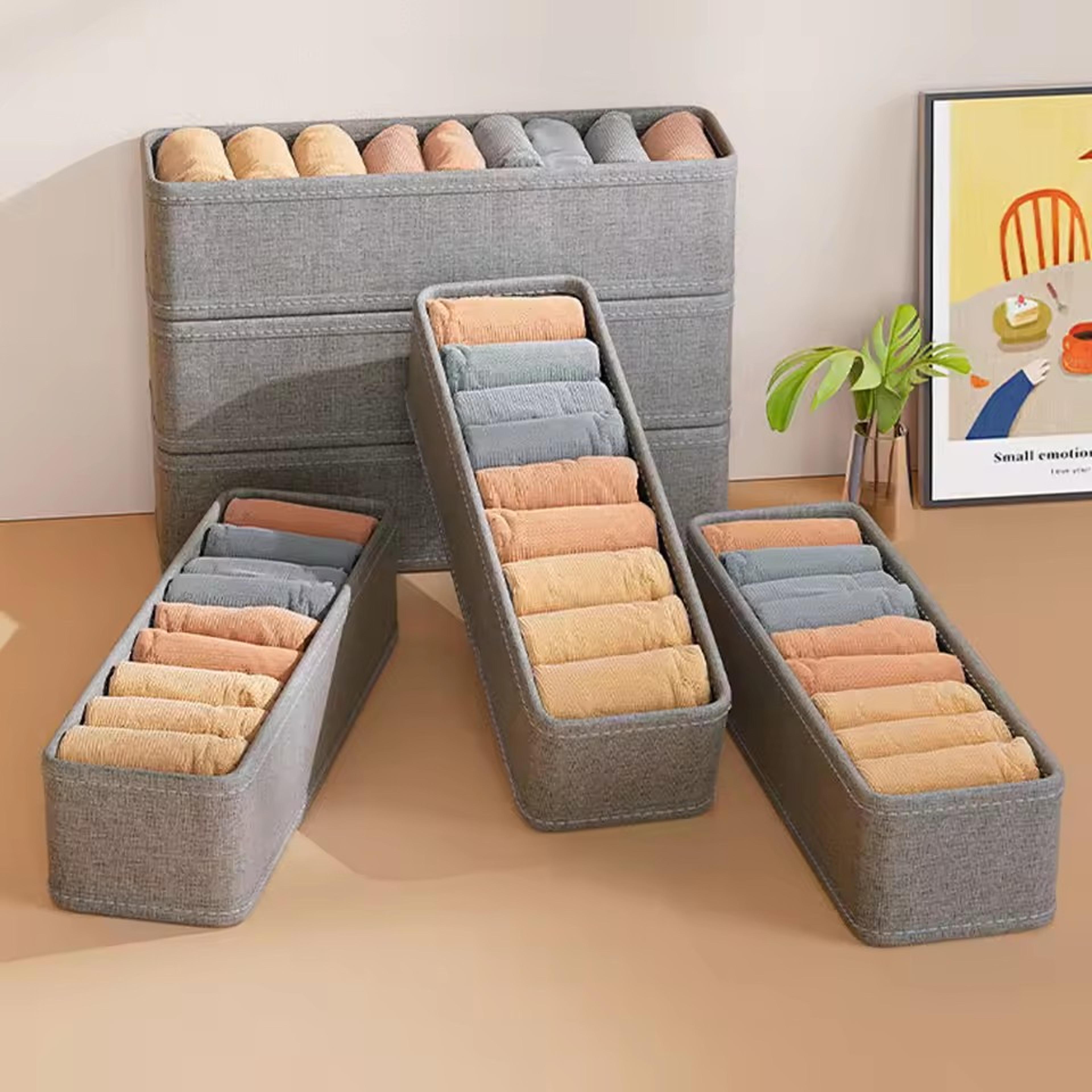 Drawer Wardrobe Storage Organizers Cabinet Drawer Clothes Storage Box T Shirts Jeans Underwear Pant 0