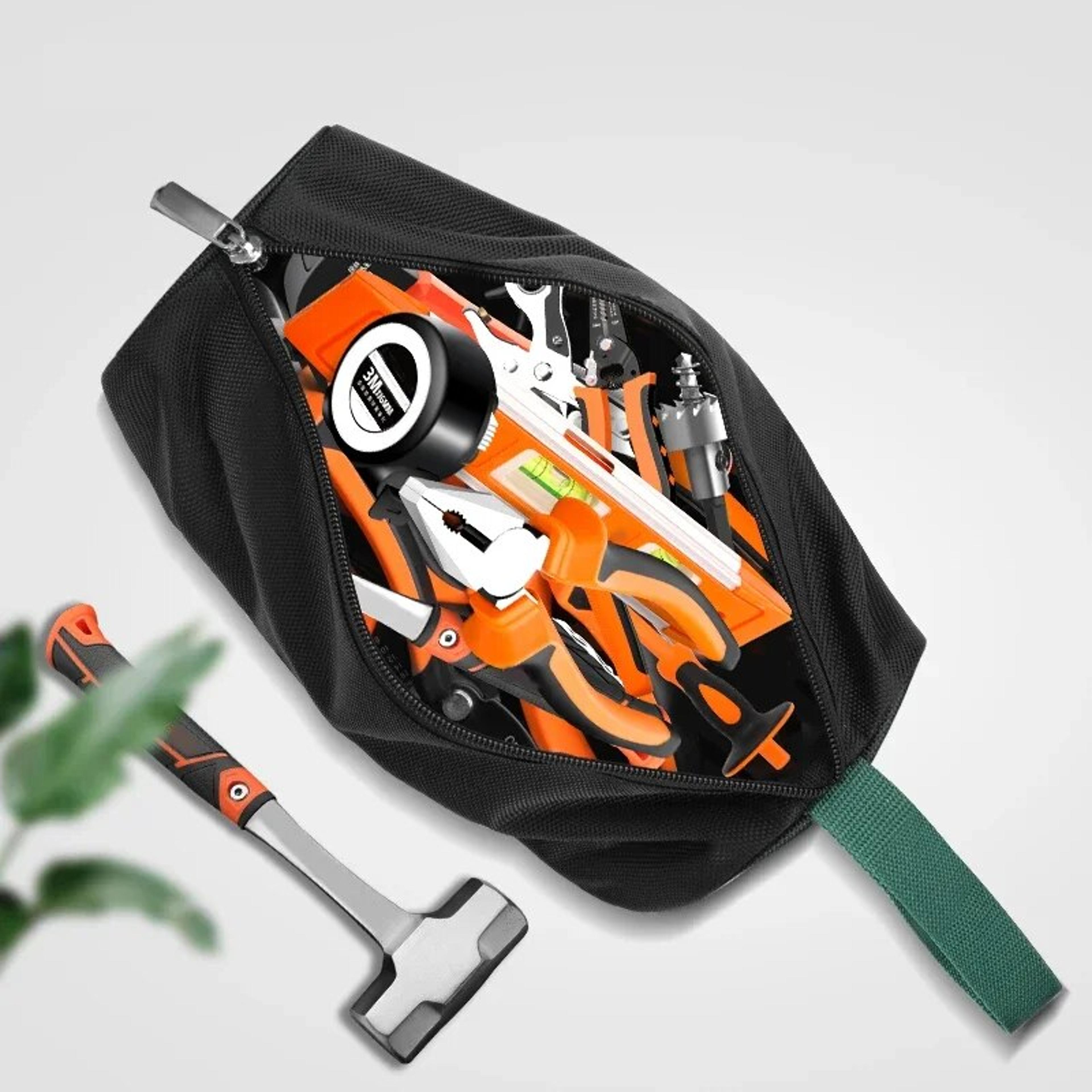 Multifunctional Toolkit Oxford Bag Thickened Wear Resistant Durable Electrician Storage Portable Ha 1