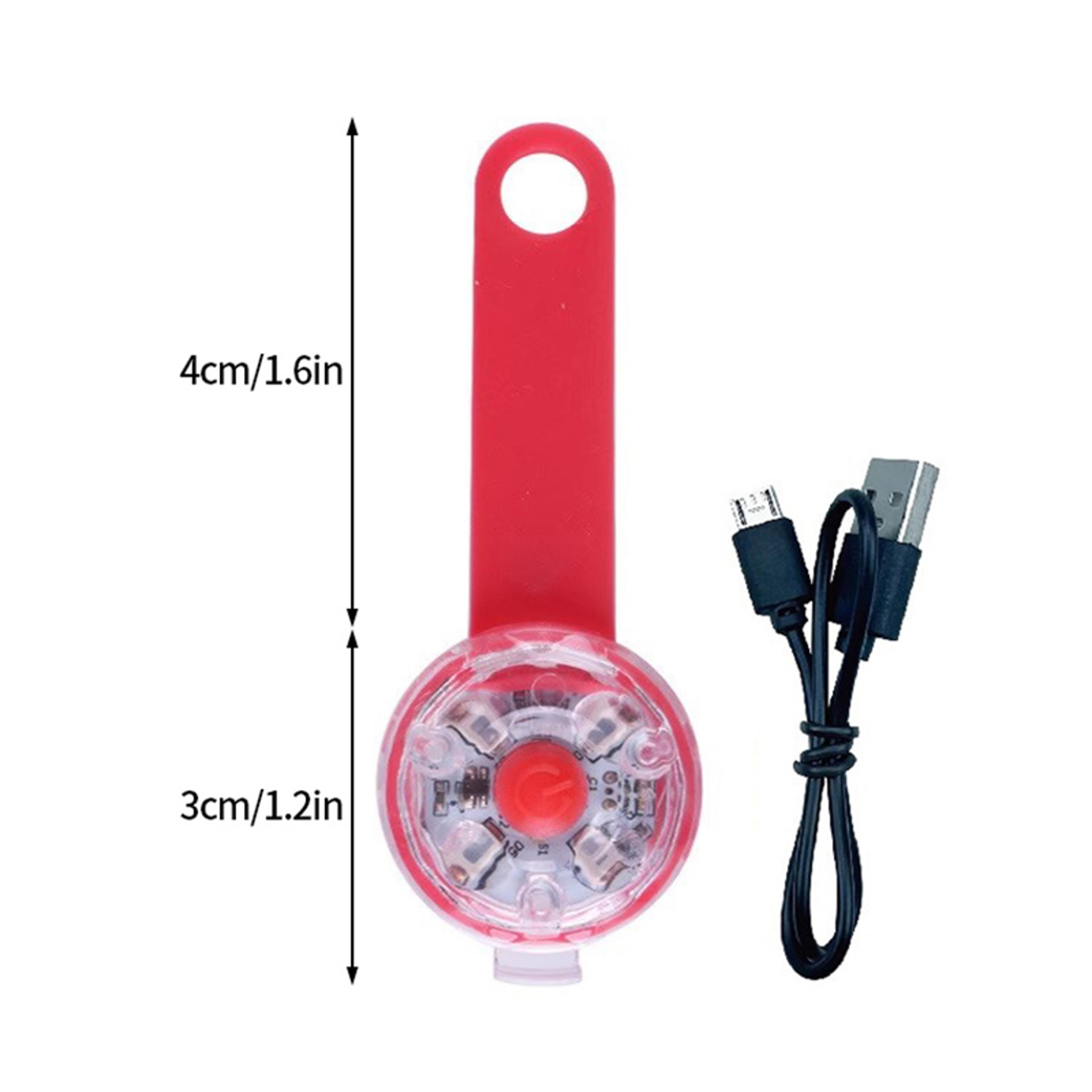 LED Dog Collar Light Rechargeable Flashing Pet Cat Night Safety Pendant Flashlight Accessories For  7