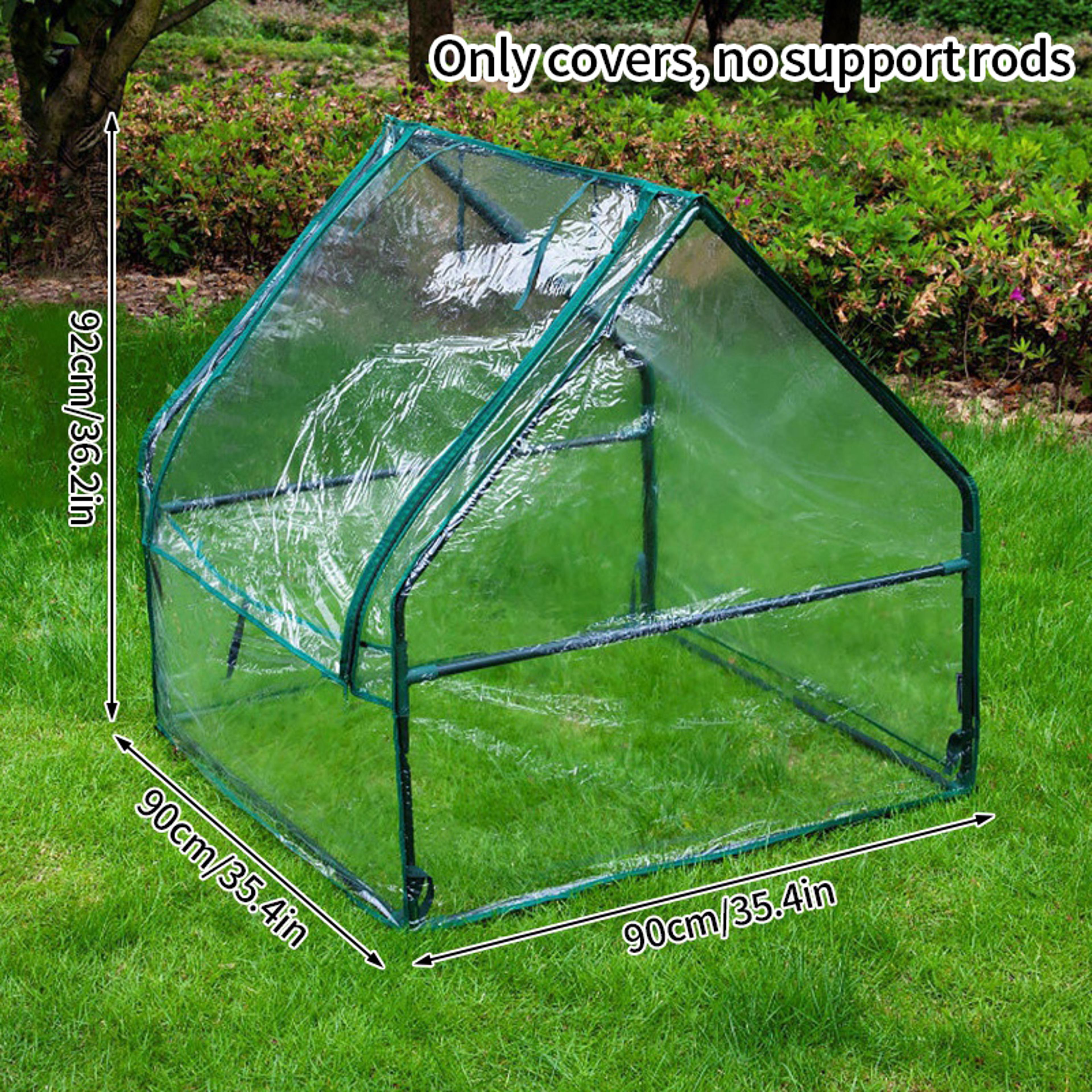 Winter Plant Warm Covers Pop Up Mini Greenhouse With Zipper Garden Tent Freeze Protection Humidity  7