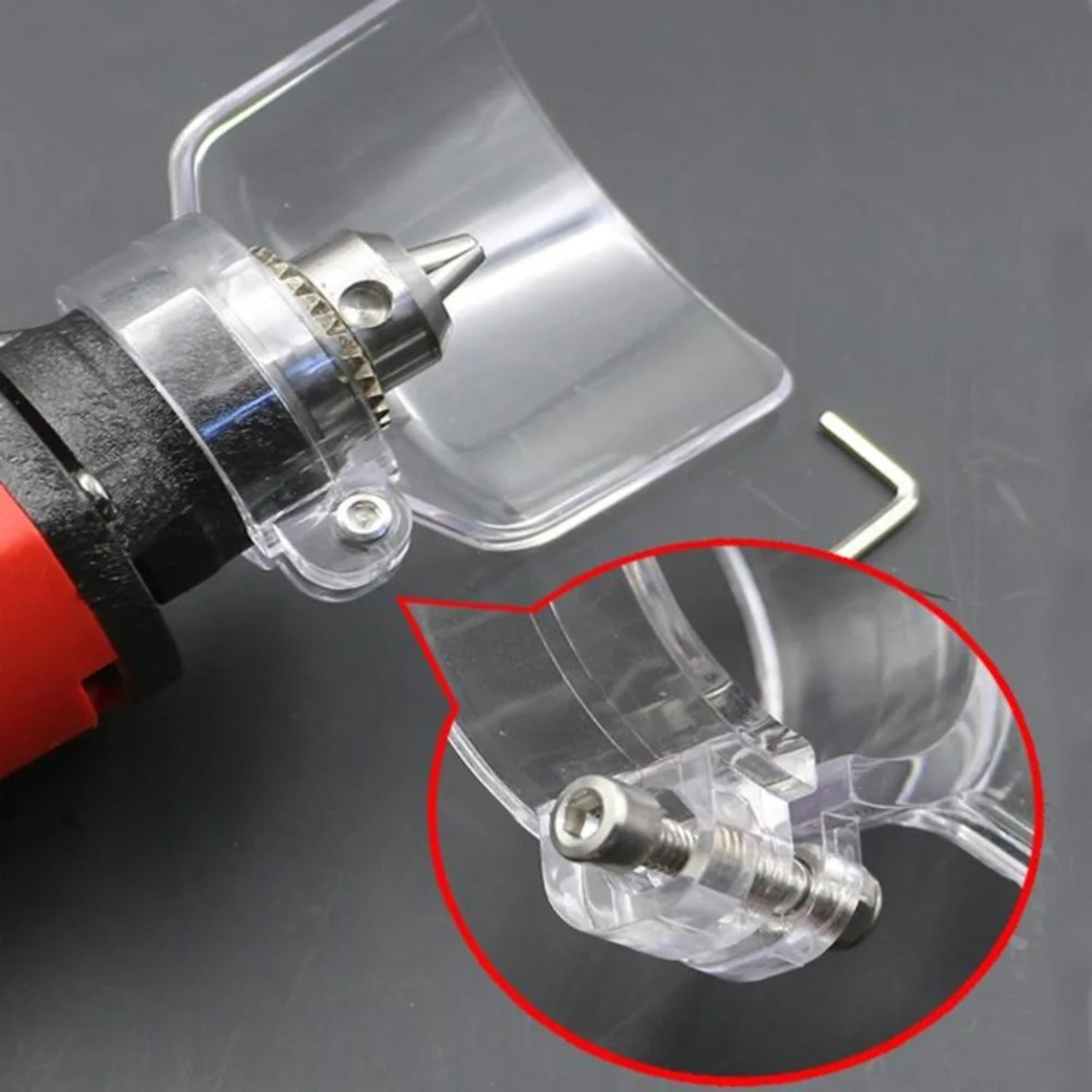 electric grinder drill power tool accessory, safety dust-proof mini drill protect cover, splash-proof transparent cover