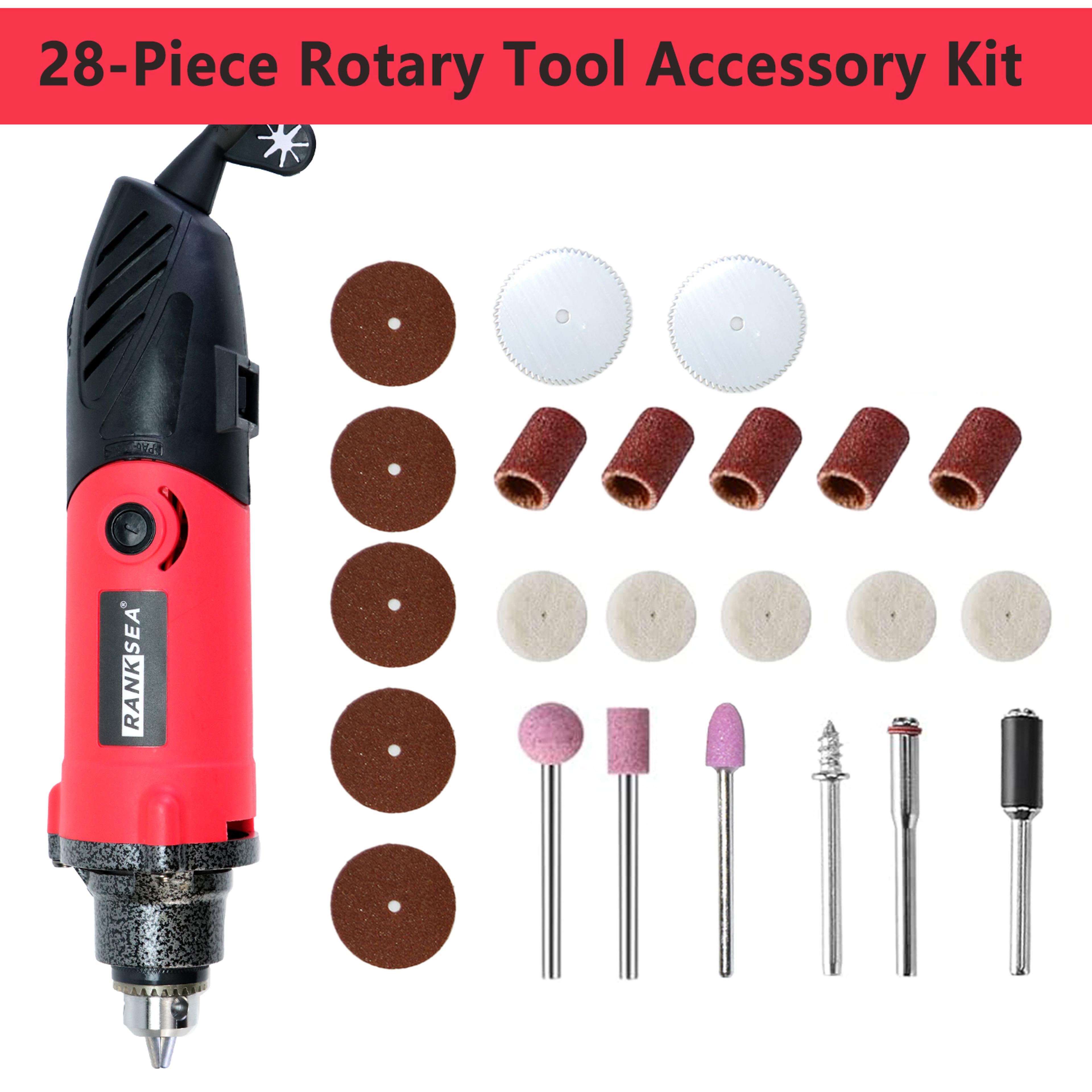 HighPower Corded Rotary Tool Kit With Flex Shaft MultiFunction Chuck Perfect For DIY Crafts Home Pr 6
