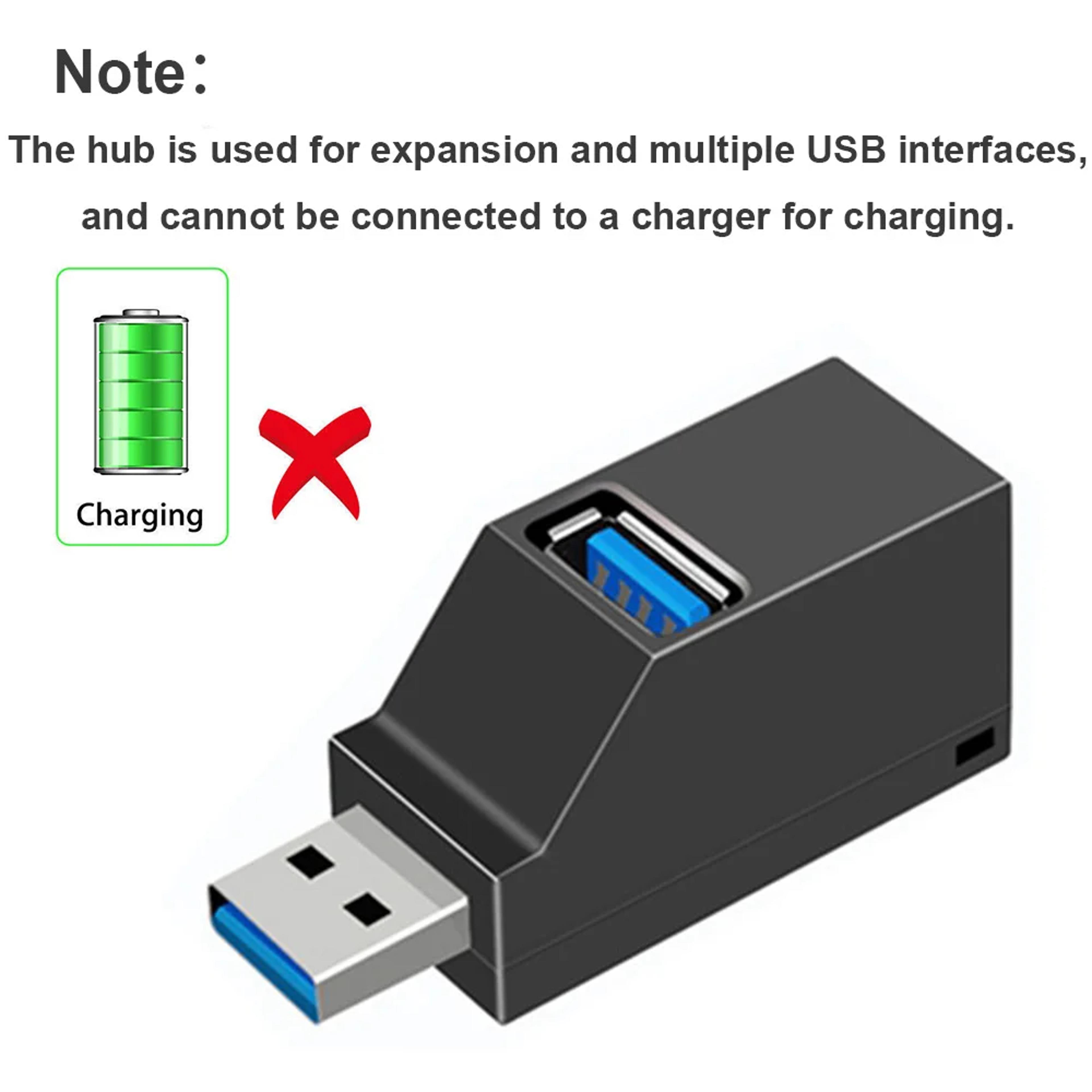 USB HUB Adapter Extender For PC Laptop 3Port Mini Splitter Box HiSpeed USB Card Reader USB Adapter  4