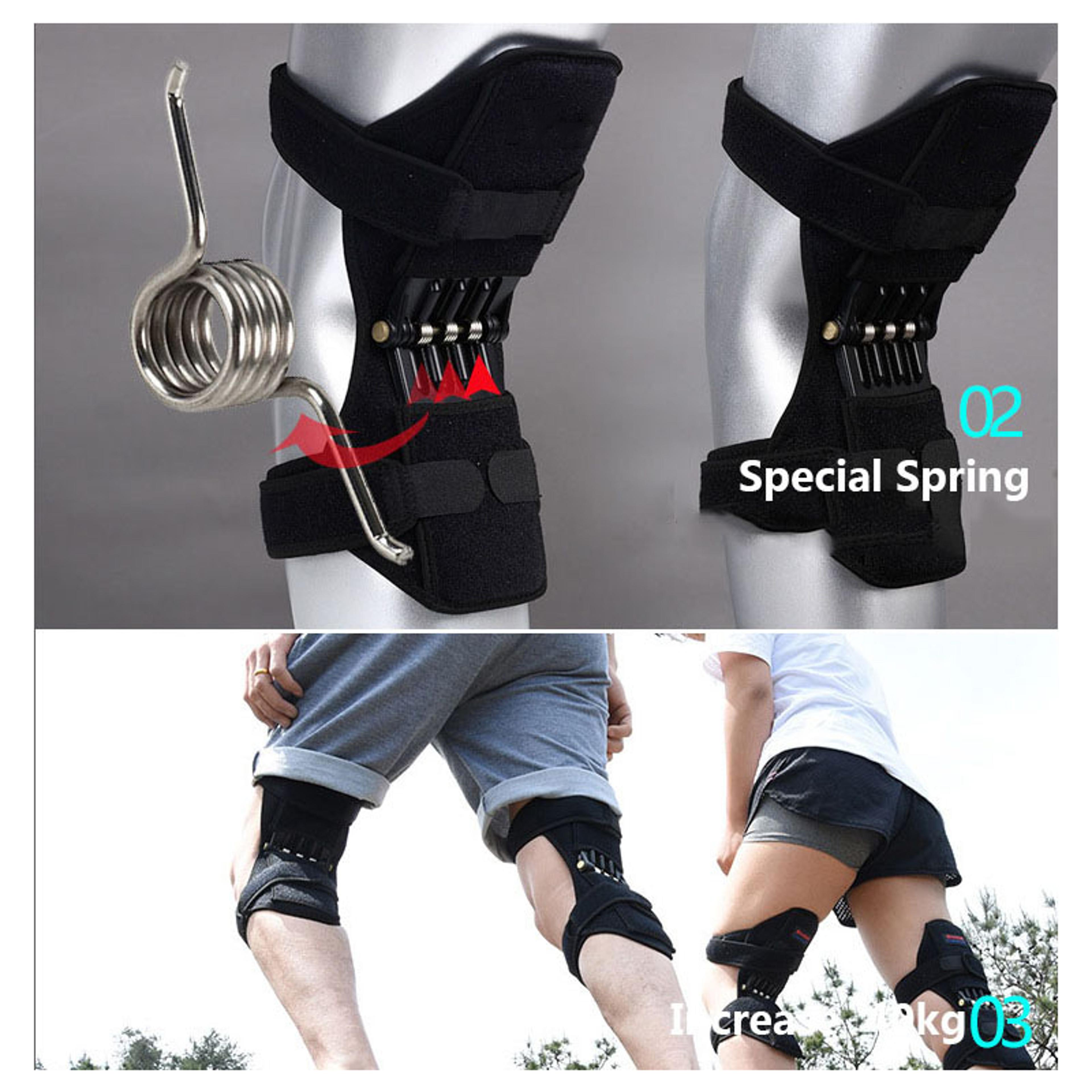 Joint Support Knee Pad Nonslip Lift Pain Relief Spring Force Stabilizer Knee Booster For Working Sp