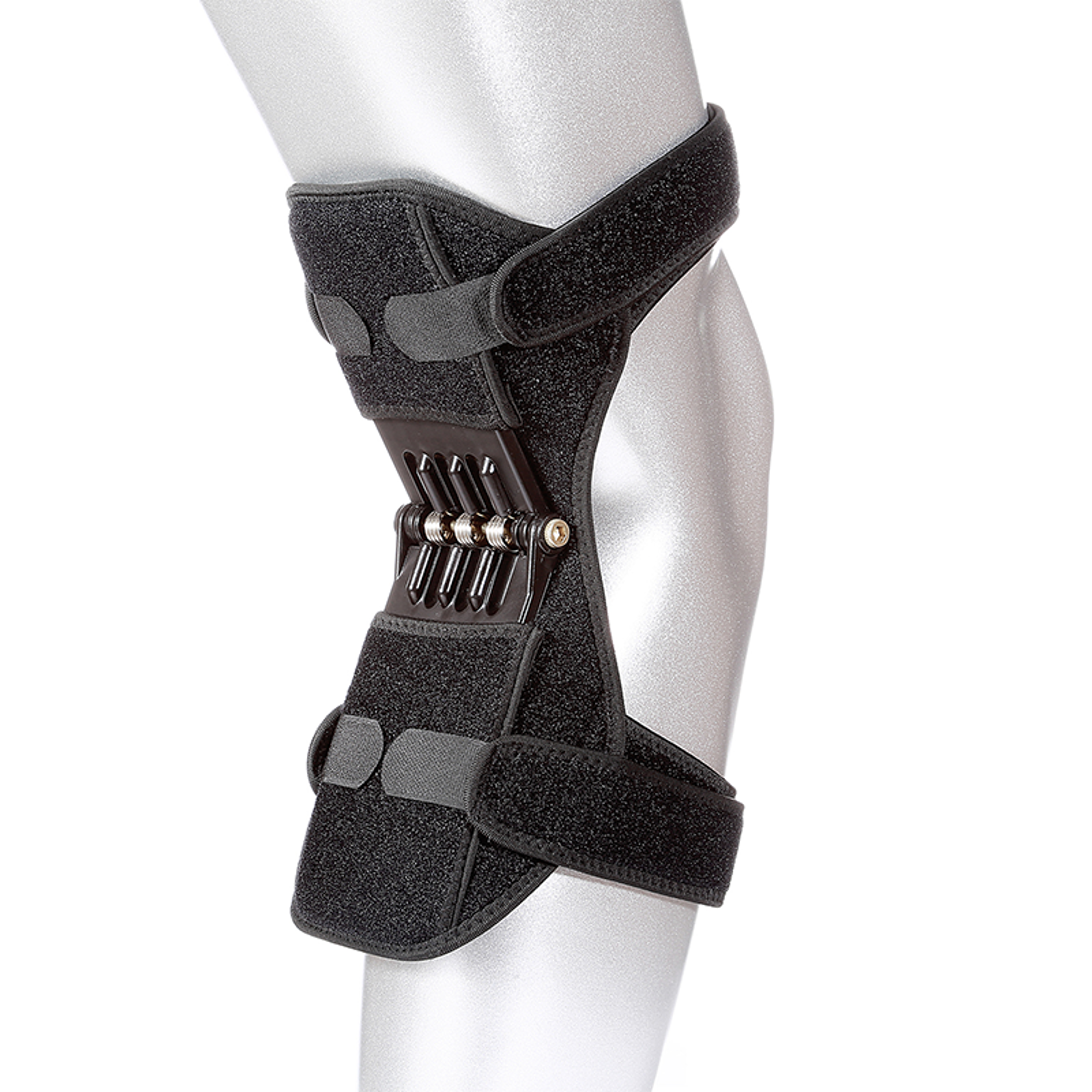 Joint Support Knee Pad Nonslip Lift Pain Relief Spring Force Stabilizer Knee Booster For Working Sp