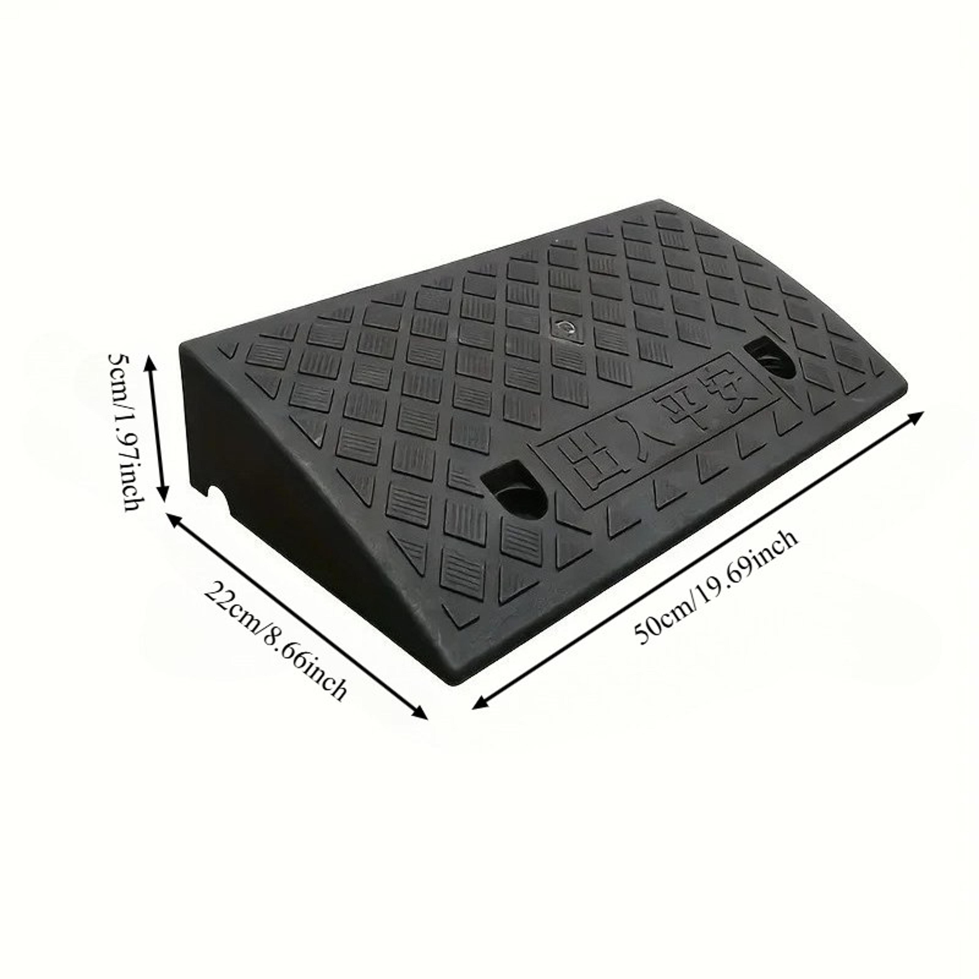 Portable Threshold Ramp Durable Ramp For Car Motorcycle Wheelchair Scooter Pets Access NonSlip Surf 7