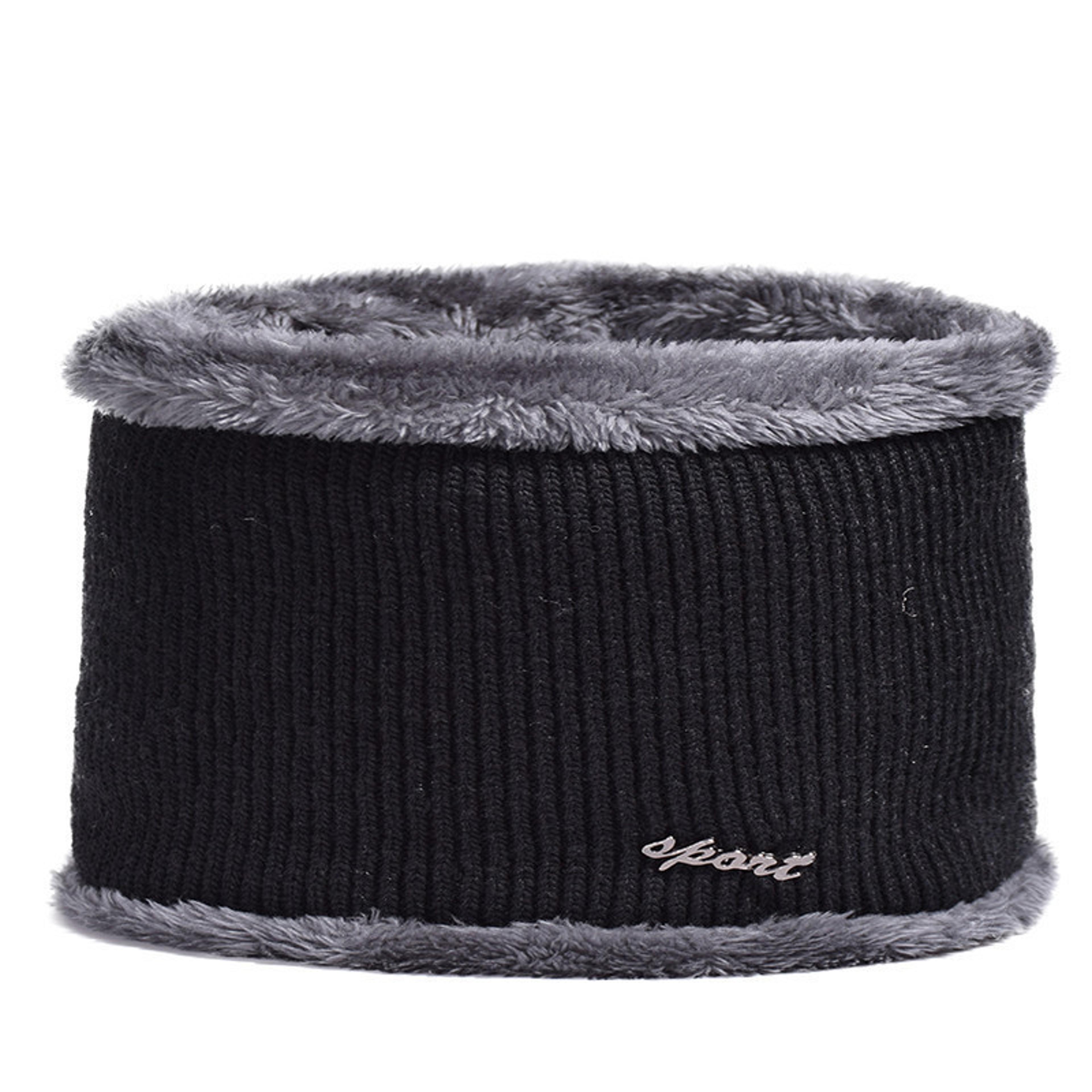 Men Winter Knitted Hat Outdoor Cycling Ear Protection Warmth Peaked Cap Casual Fashion Sunhat Bombe 7