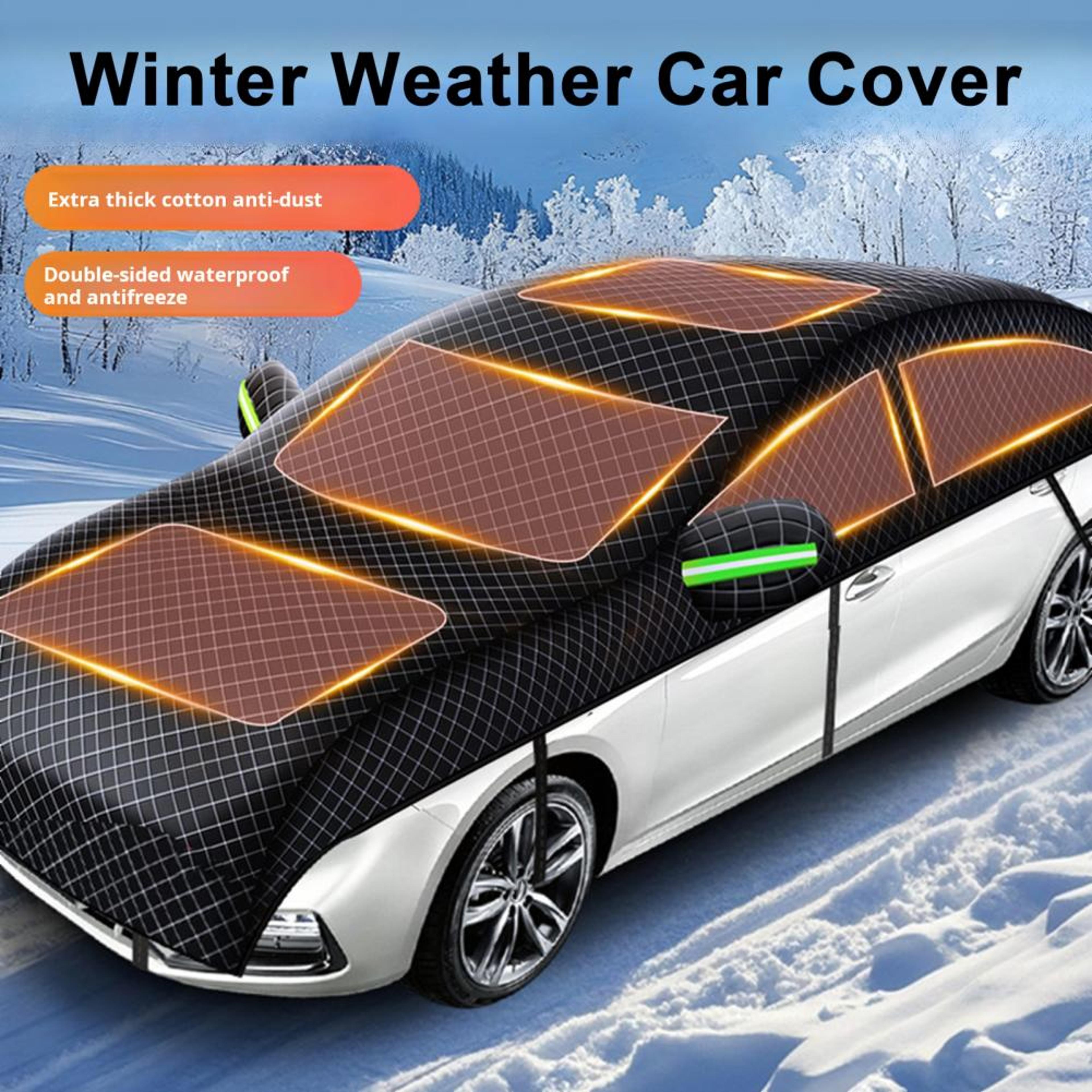 Car Windshield Snow Cover Foldable Design Anti Freezing Frost Proof Simple Installation Window Ice  1